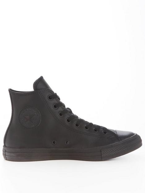 converse-chuck-taylor-all-star-leather-hi-top-trainers-blackblack