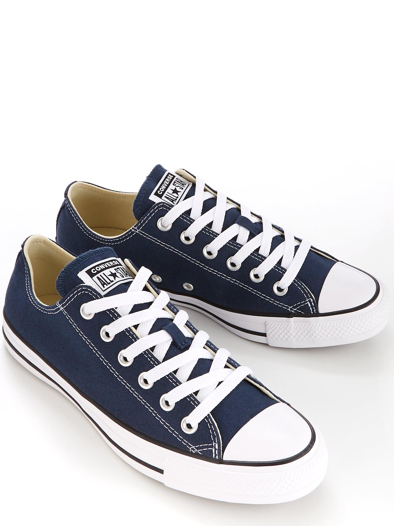 Mens navy store converse trainers