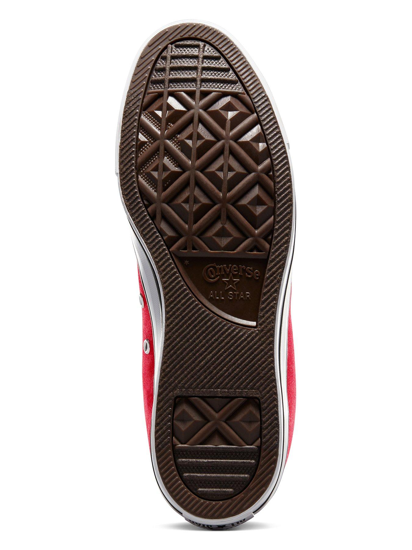 Image 5 of 6 of Converse Mens Hi Top Trainers - Red