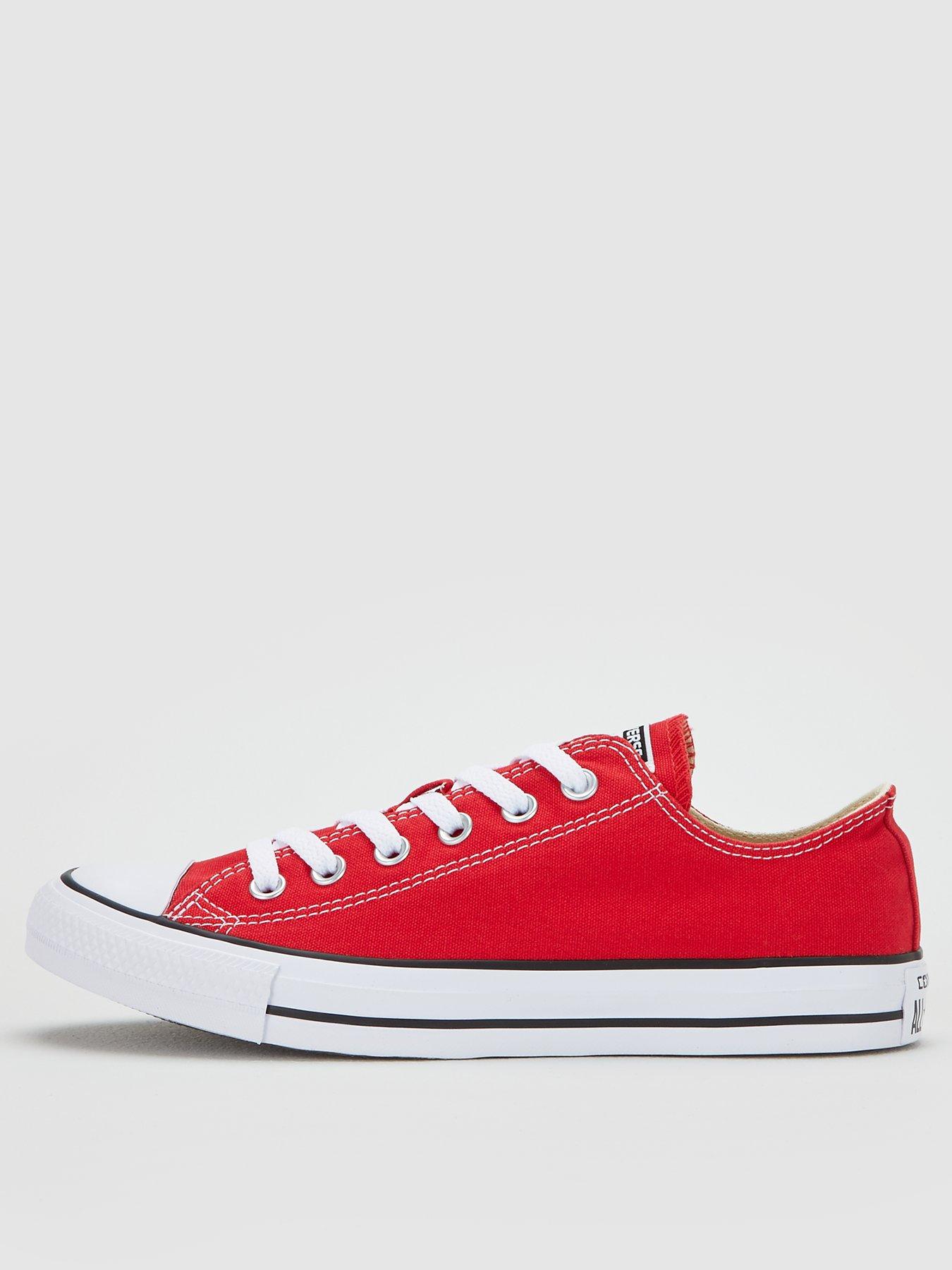 Image 3 of 6 of Converse Mens Ox Trainers - Red