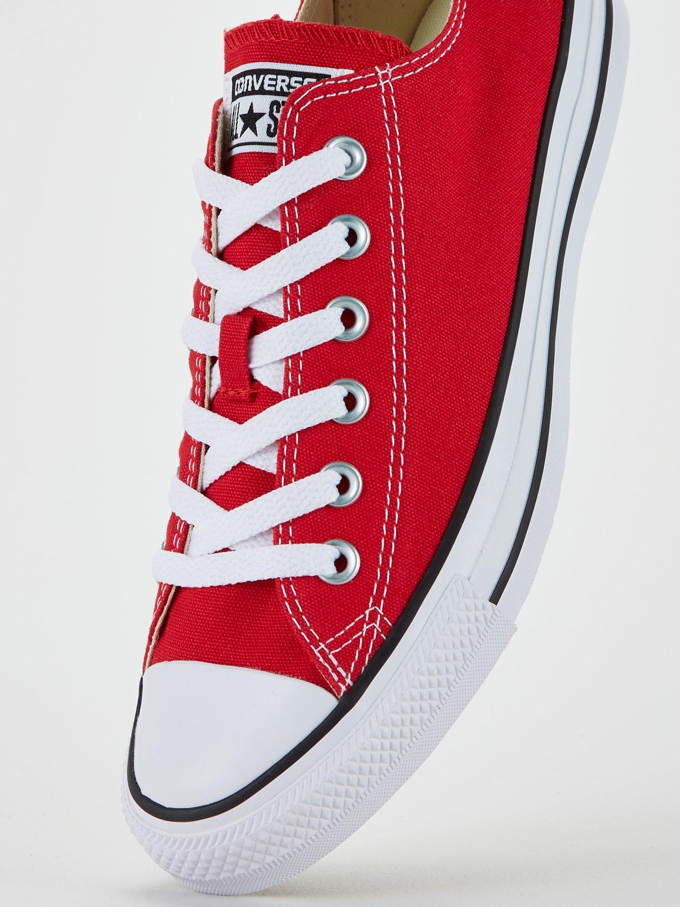 Image 6 of 6 of Converse Mens Ox Trainers - Red