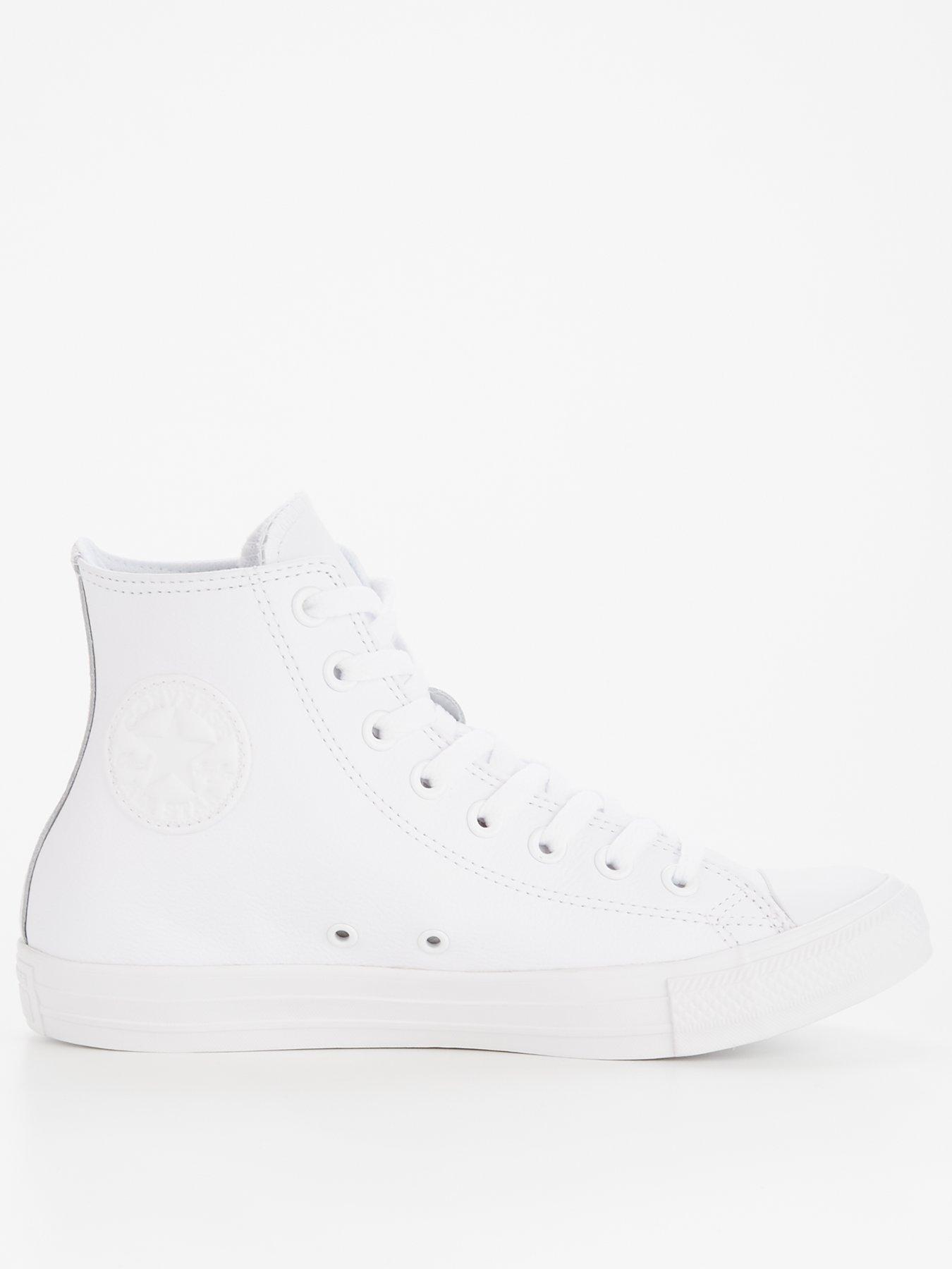 Mens white converse outlet trainers