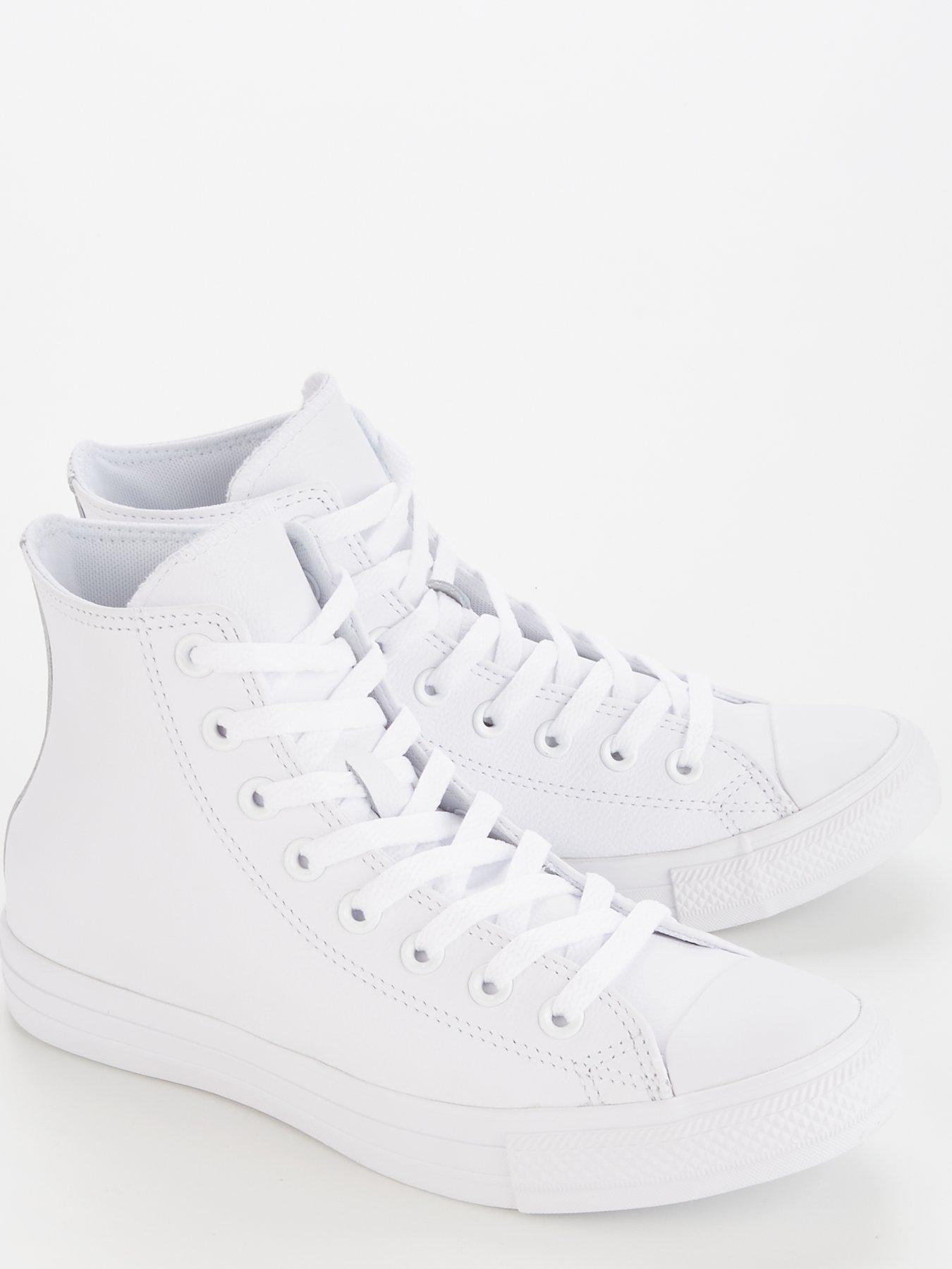 converse-mens-tonal-leather-hi-top-trainers-whitestillFront