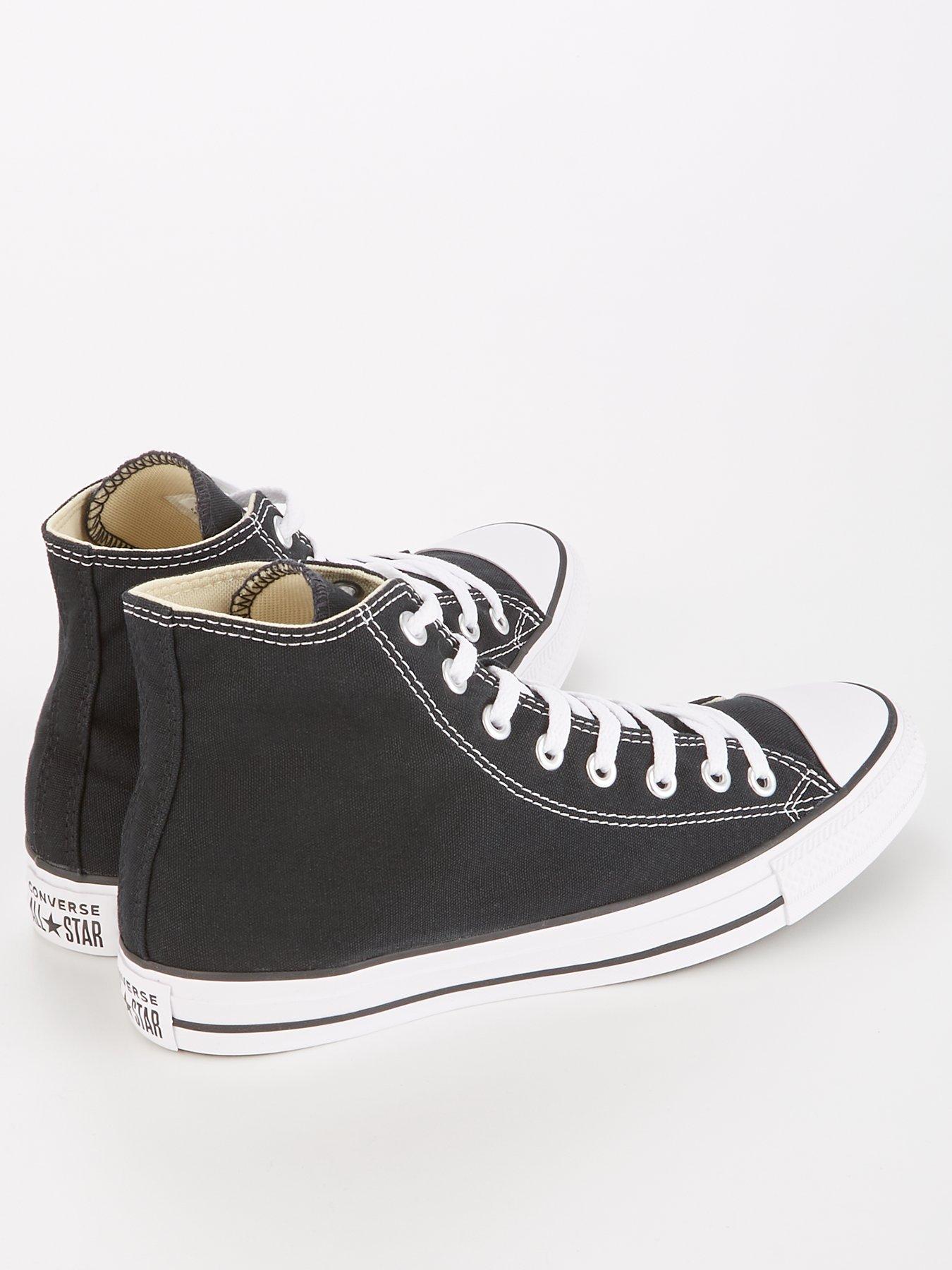 Image 3 of 5 of Converse Mens Hi Top Trainers - Black