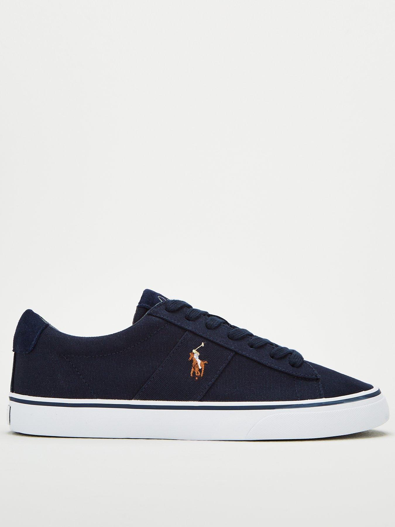 Ralph lauren hot sale canvas trainers