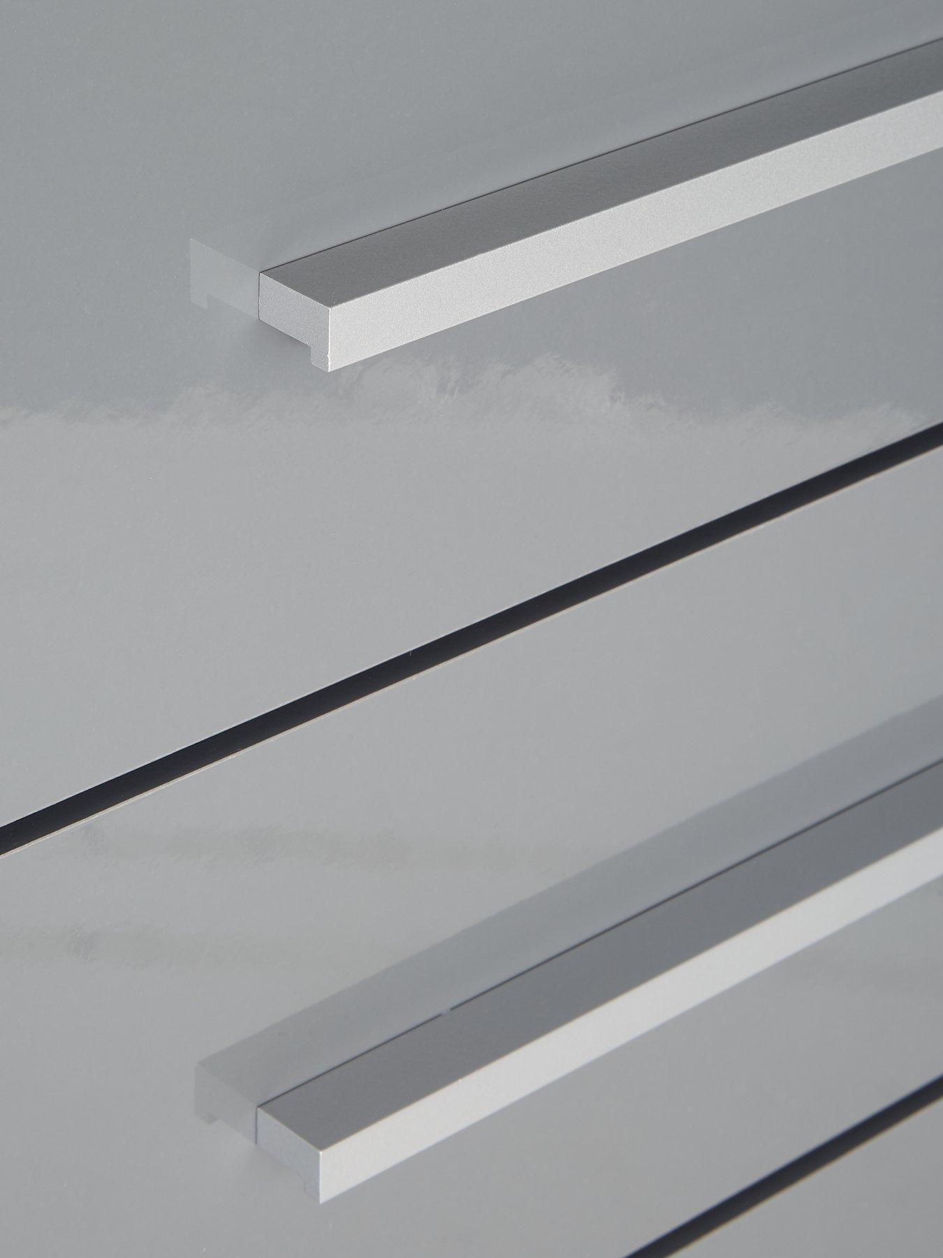 Image 4 of 7 of The Very Collection Prague Gloss 5 Drawer Chest&nbsp;- FSC&reg; Certified