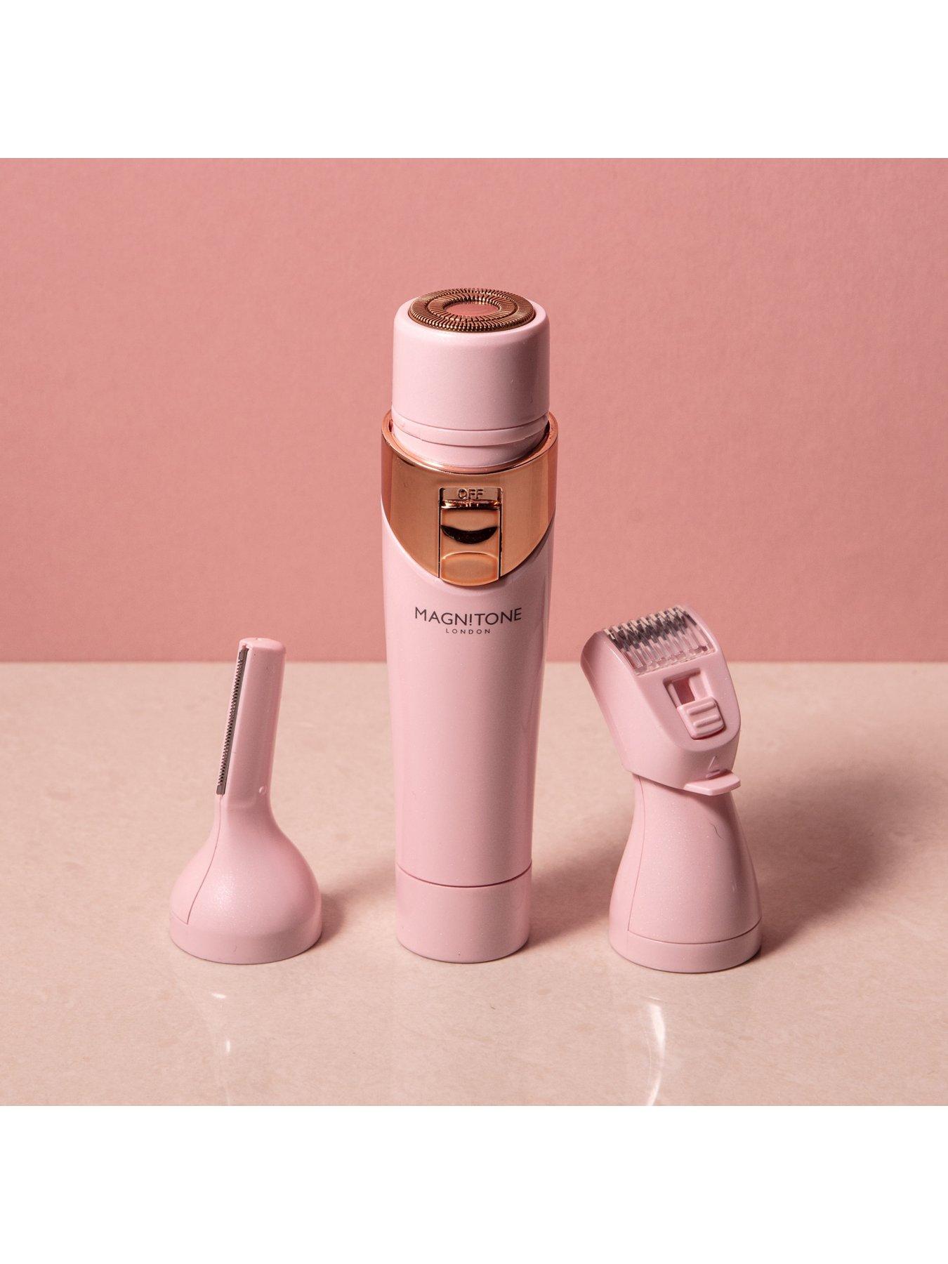 Image 4 of 5 of Magnitone Fuzz Off 3 in 1 Rechargeable Precision Trimmer - Pink