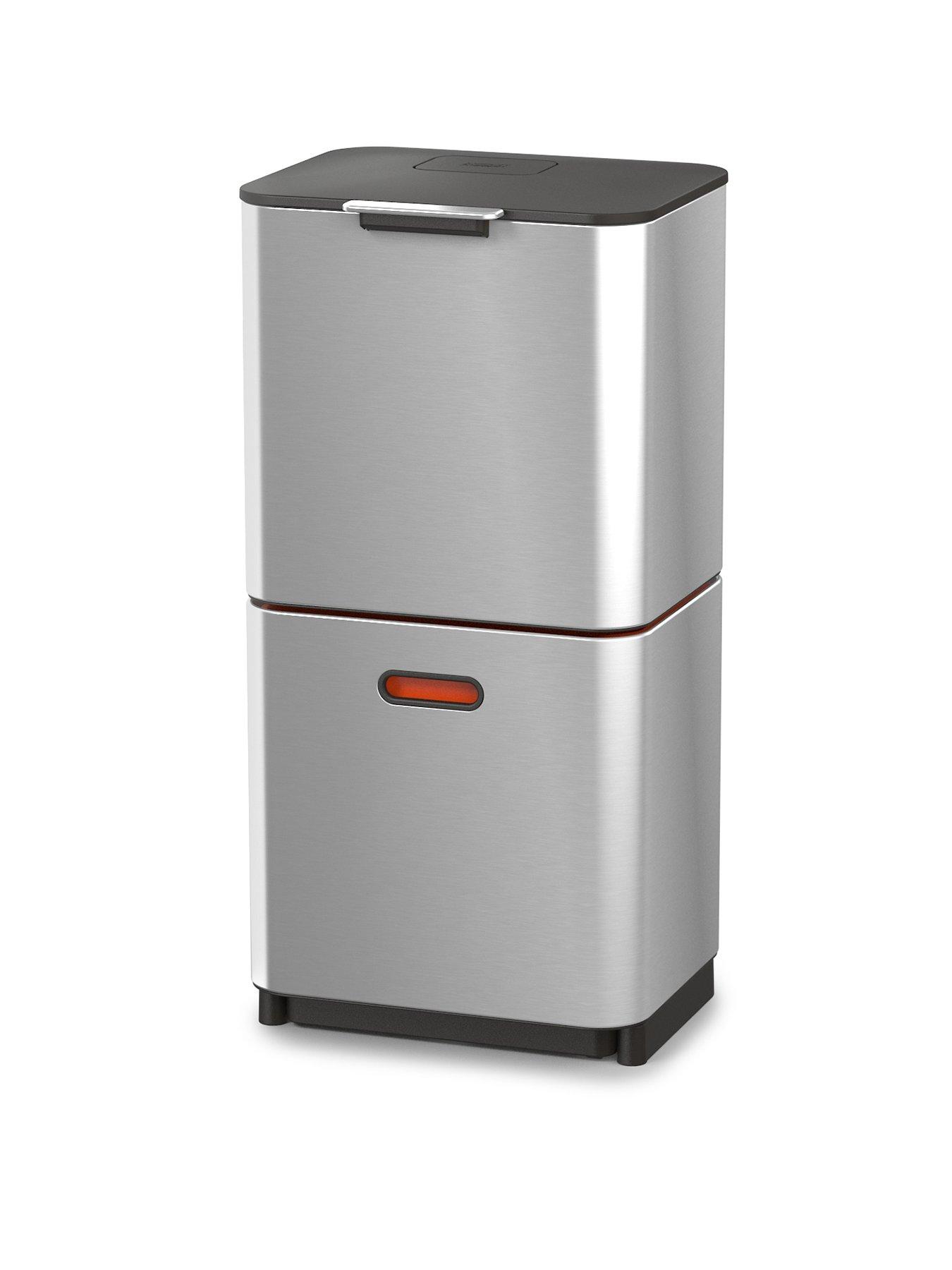 undefined Totem Max 60-Litre Waste Separation Bin – Stainless Steel