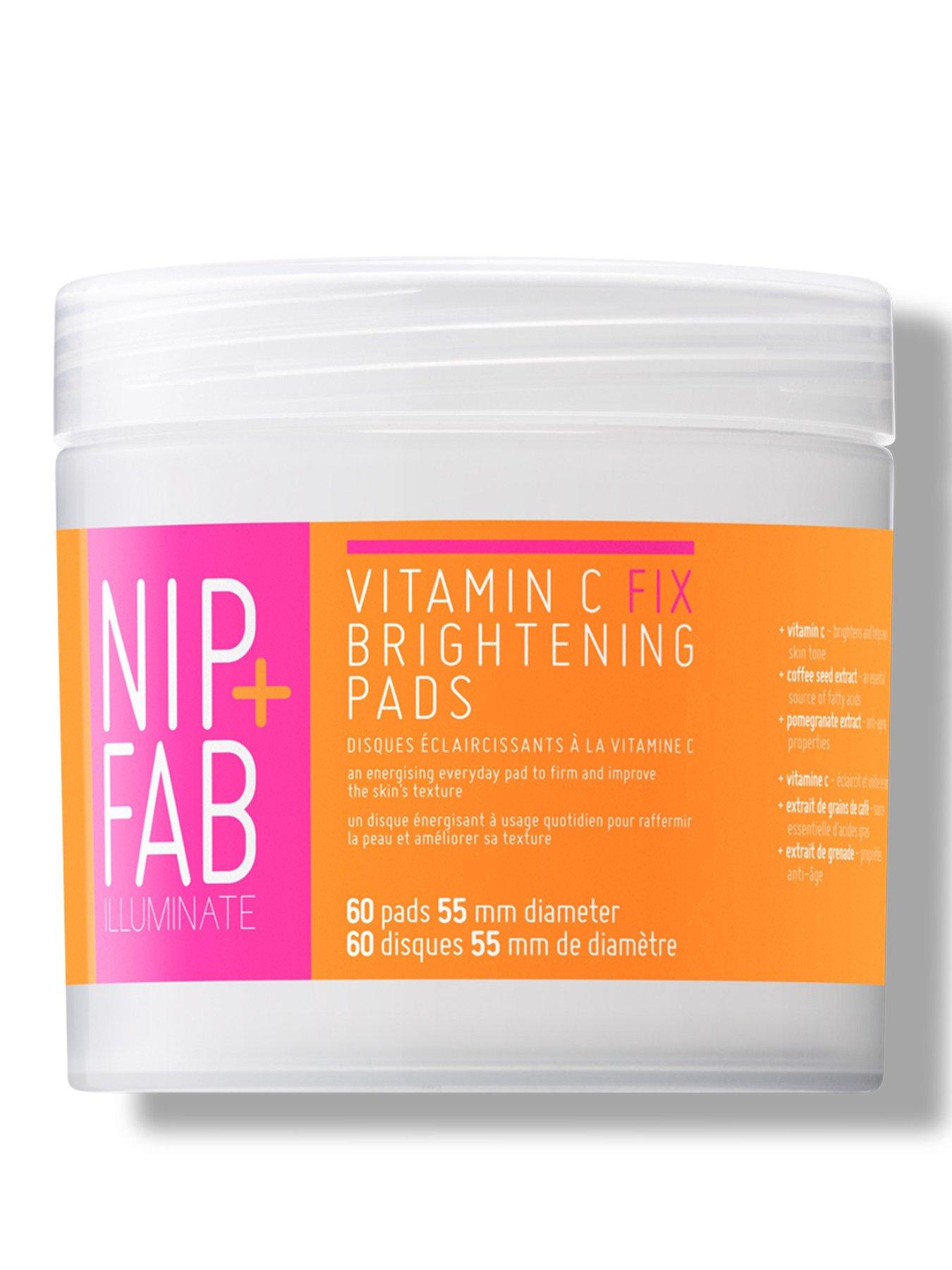 Image 1 of 6 of Nip + Fab NIP + FAB Vitamin C,&nbsp; 60&nbsp;Pads 55mm diameter&nbsp;-80ml