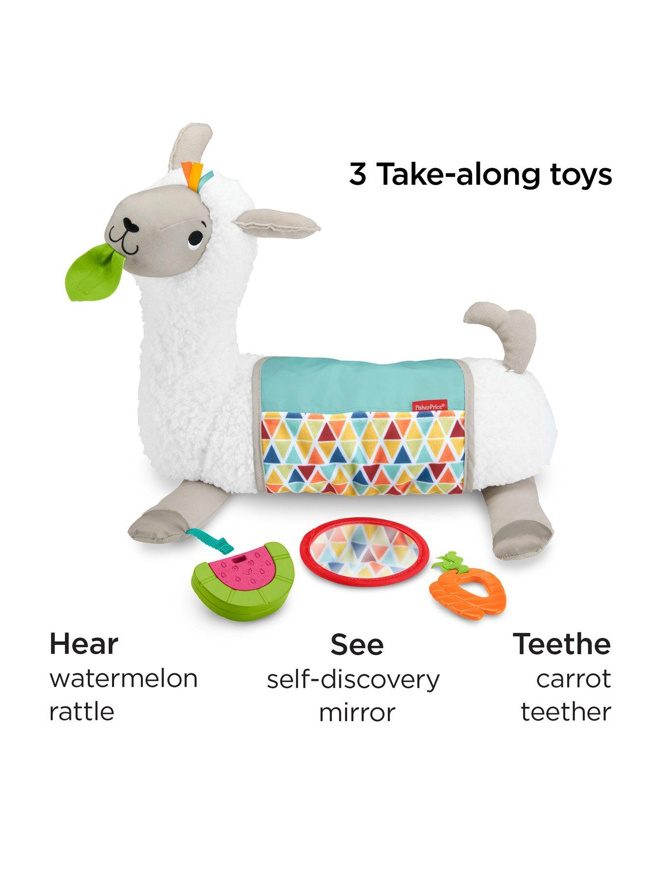 Image 6 of 7 of Fisher-Price Grow-With-Me Tummy Time Llama