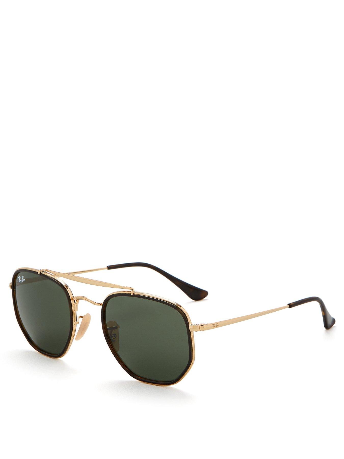 Image 1 of 4 of Ray-Ban Ray-Ban 0rb3648m Hexagonal Frame Sunglasses - Gold