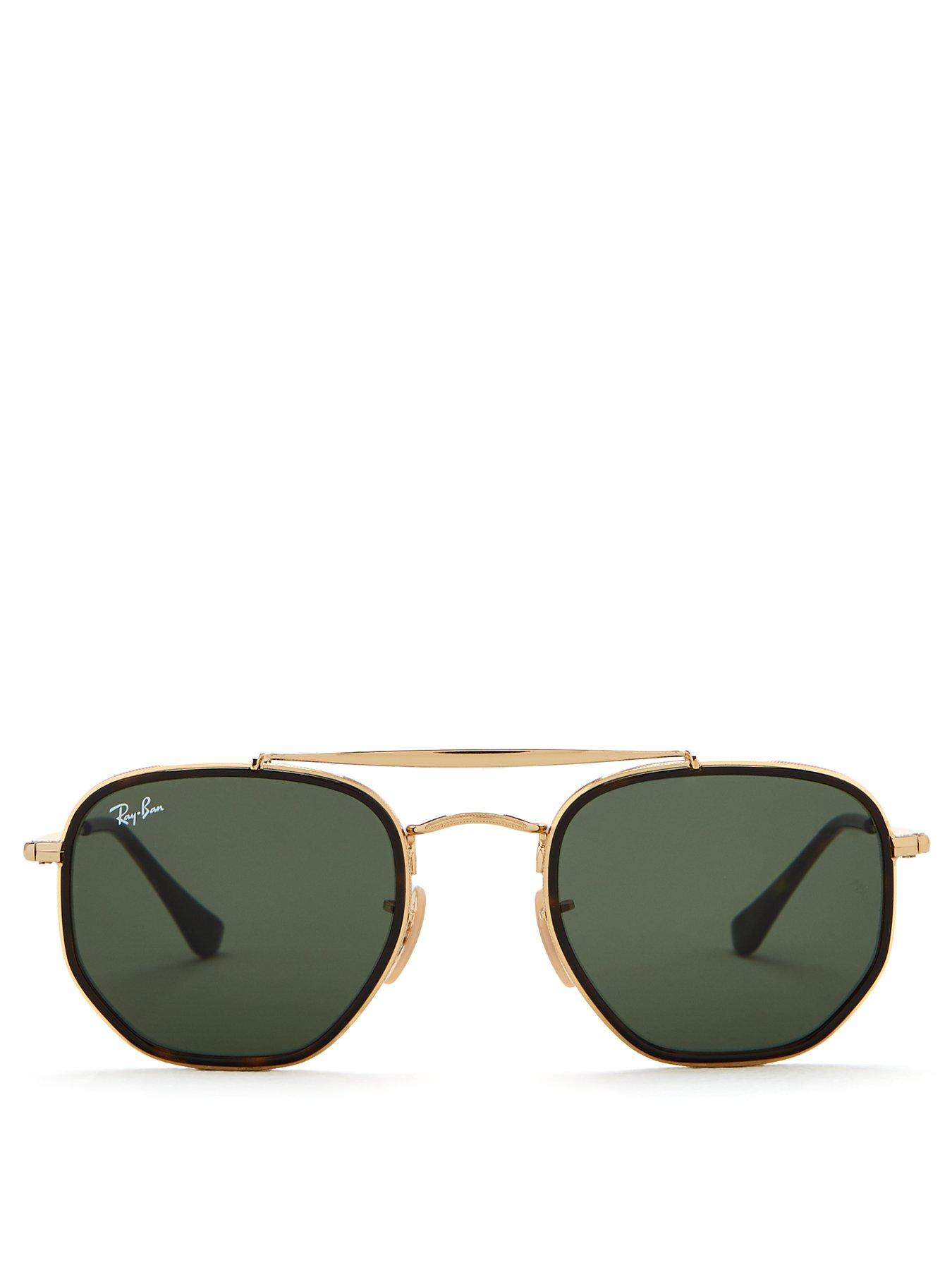 Image 3 of 4 of Ray-Ban Ray-Ban 0rb3648m Hexagonal Frame Sunglasses - Gold