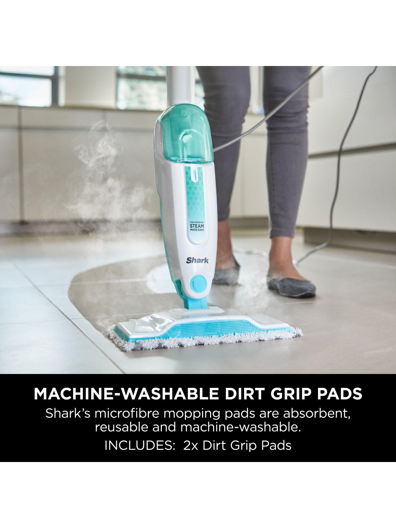 Image 4 of 7 of Shark Shark Pro Steam Mop S1000UK - Reusable, Machine Washable Cleaning Pads - 5.5 Metre Cord - White