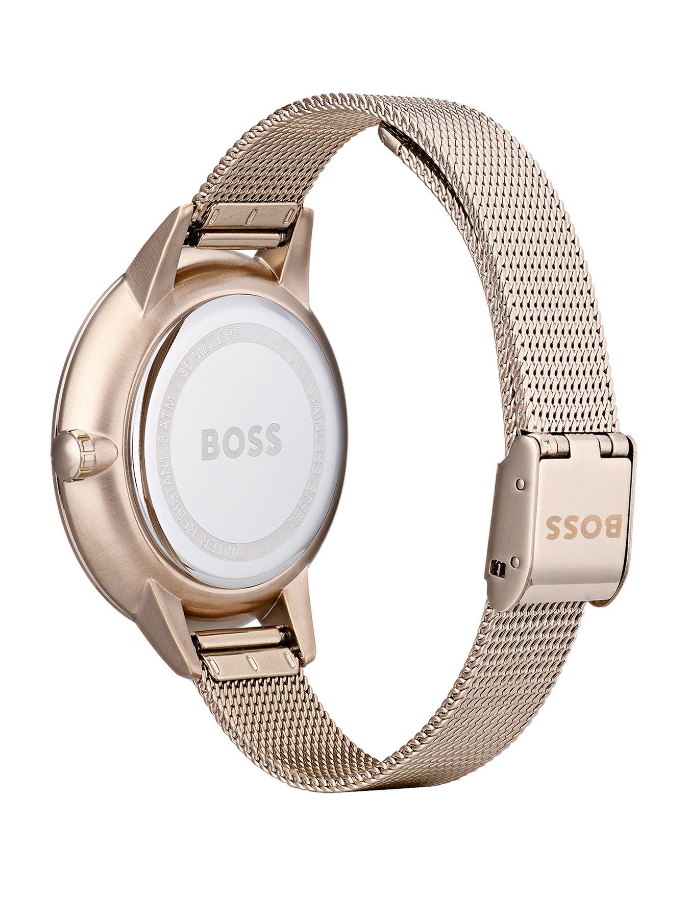 boss-grey-sunray-crystal-set-multi-dial-rose-gold-stainless-steel-mesh-strap-ladies-watchstillFront