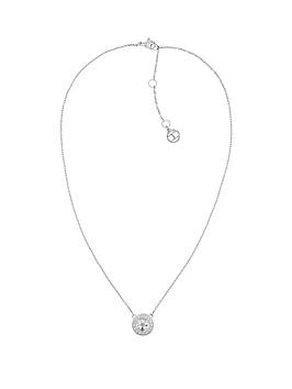 tommy-hilfiger-classic-silver-plated-cubic-zirconia-pendant-ladies-necklace