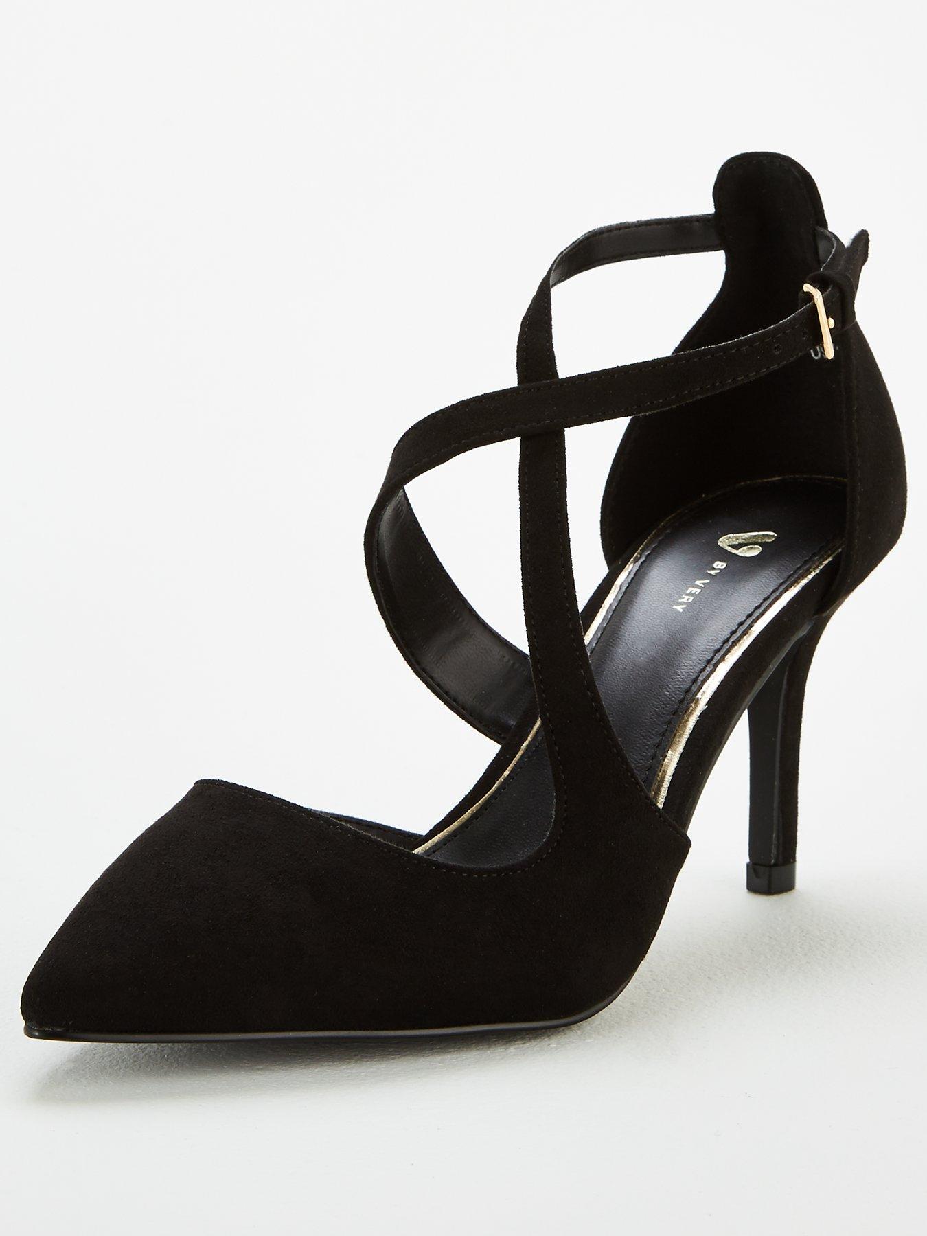 Black three shop inch heels