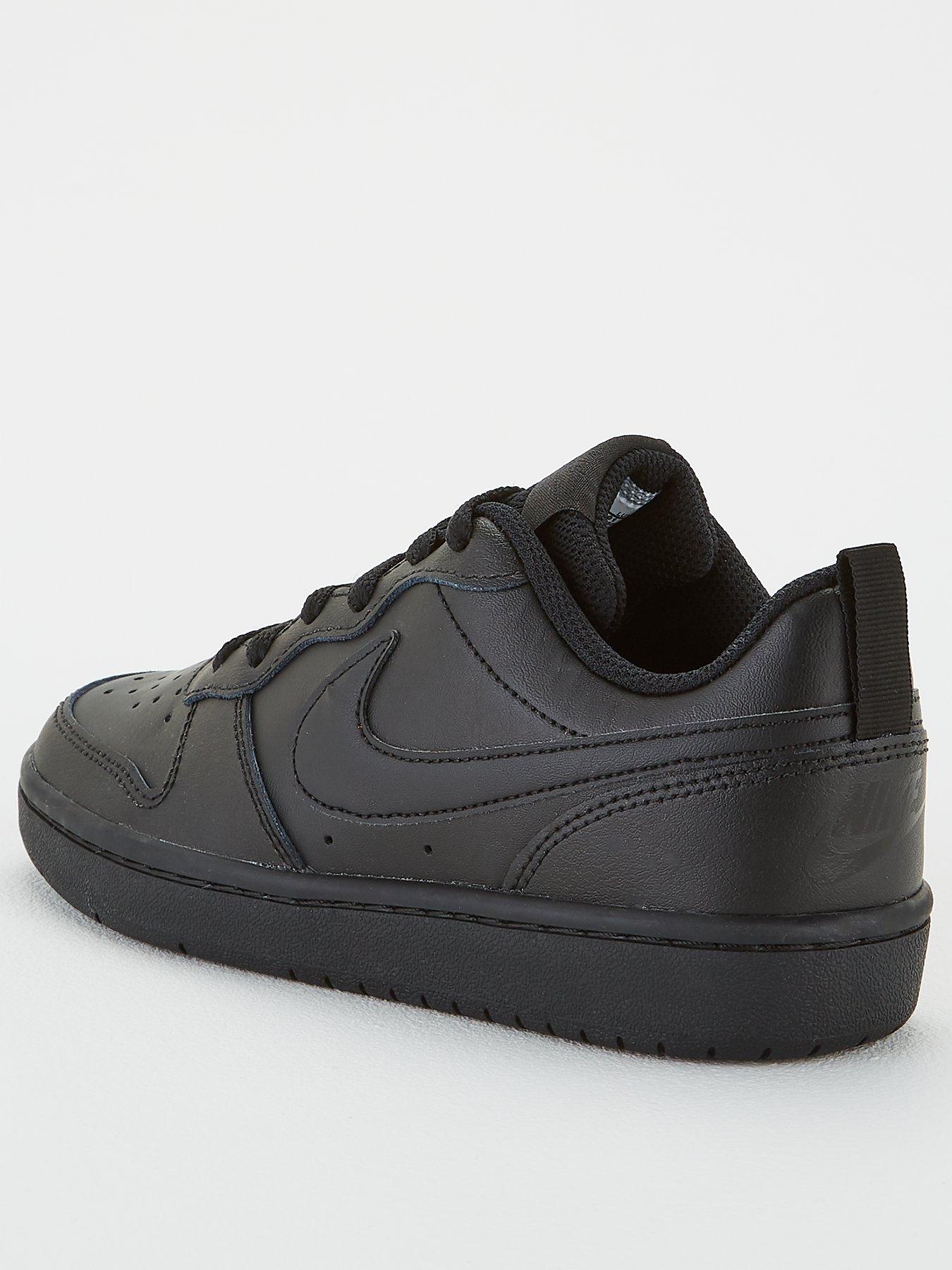 Black nike cheap junior trainers