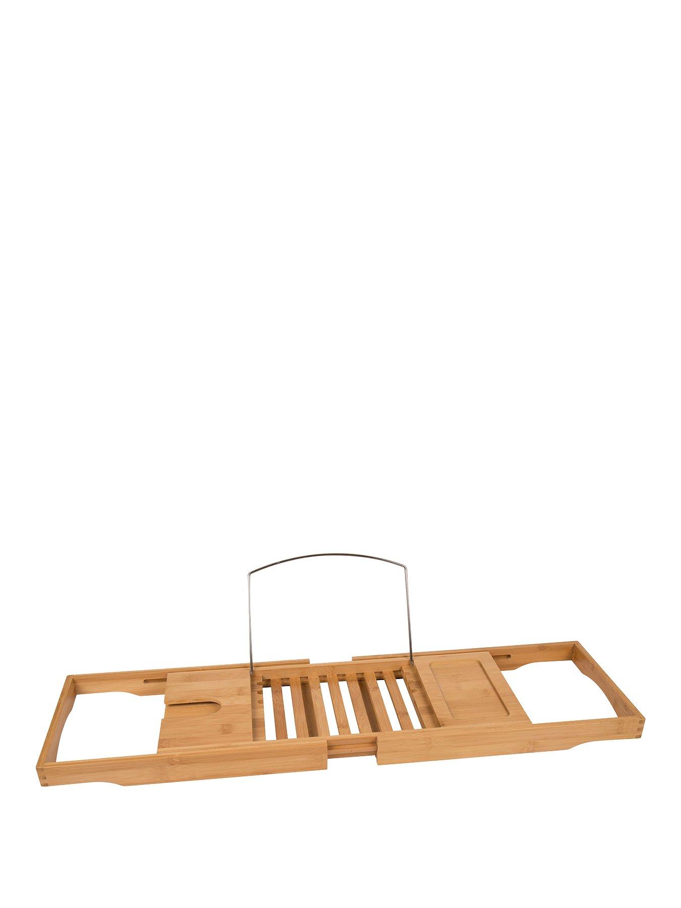 Image of Croydex Adjustable Bamboo Bath Bench