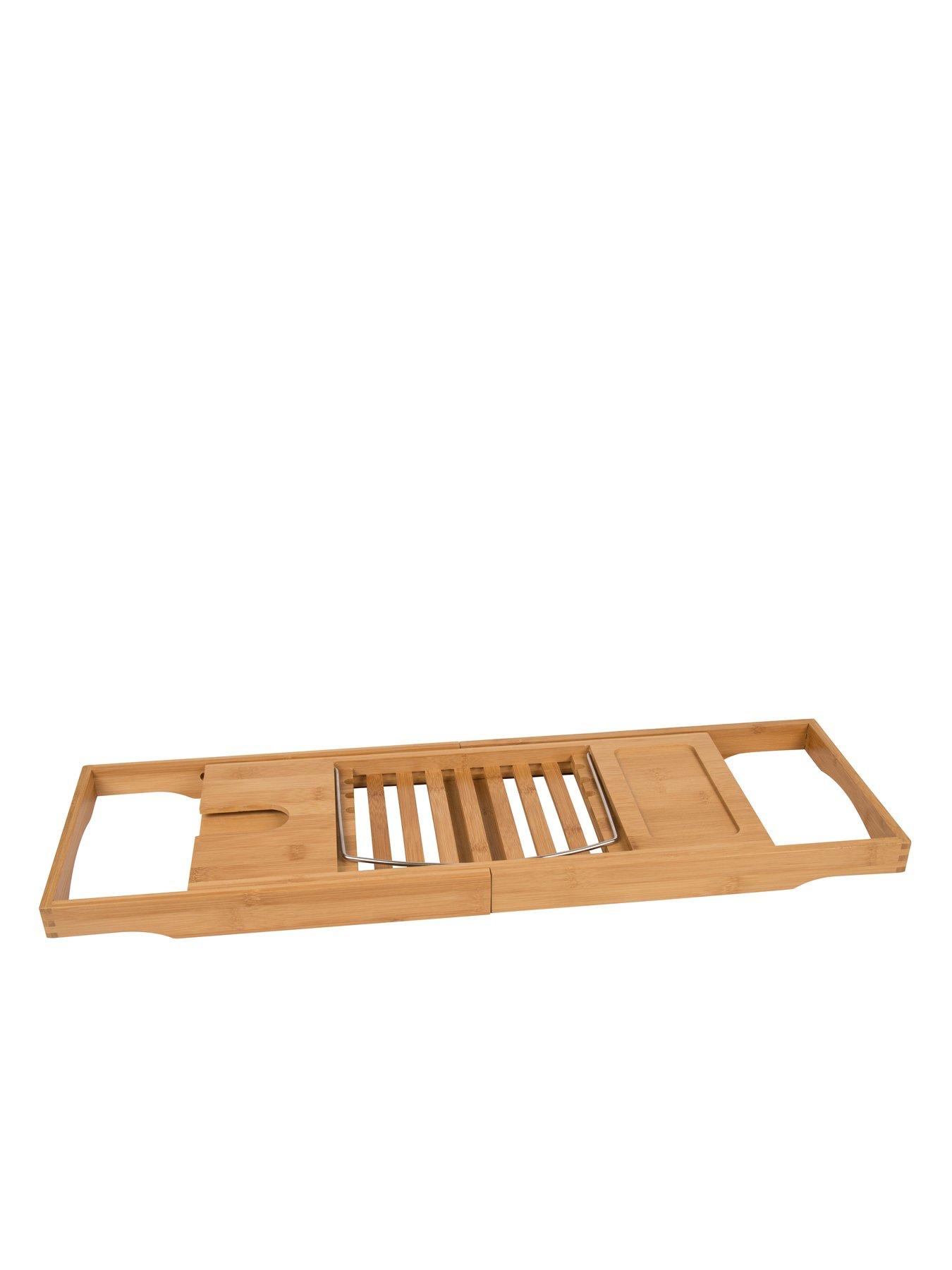 croydex-adjustable-bamboo-bath-benchstillFront