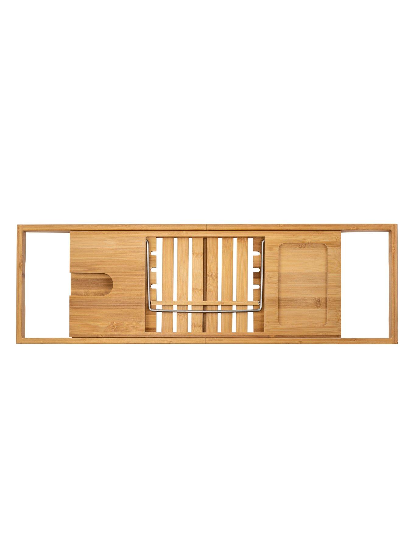 Image 6 of 7 of Croydex Adjustable Bamboo Bath Bench
