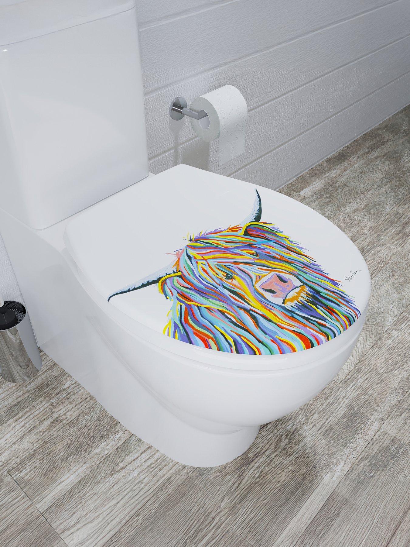 Image 1 of 6 of Croydex Steven Brown Angus McMoo Toilet Seat