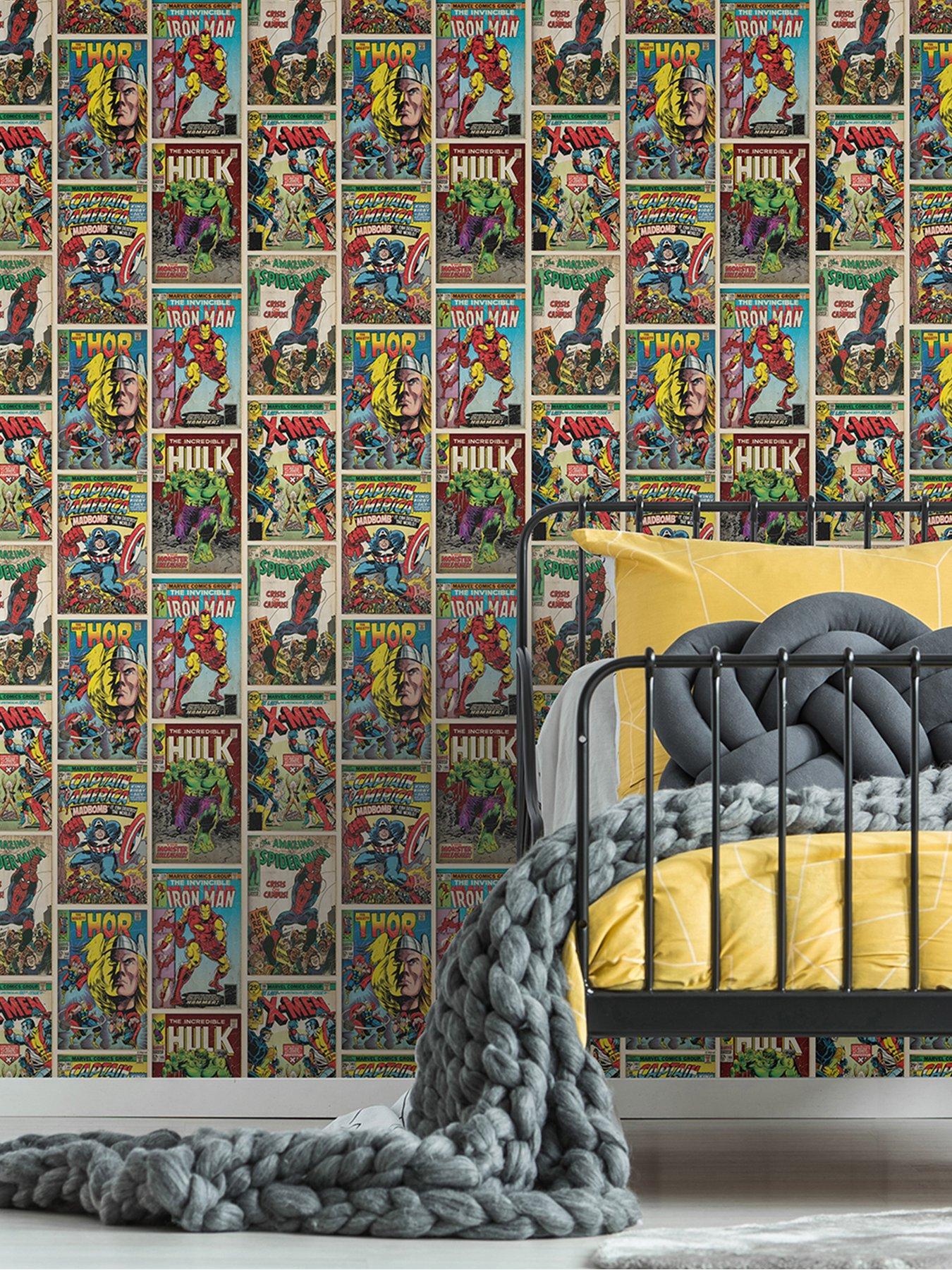 Image 1 of 3 of Marvel Kids&nbsp;Action Heroes Wallpaper