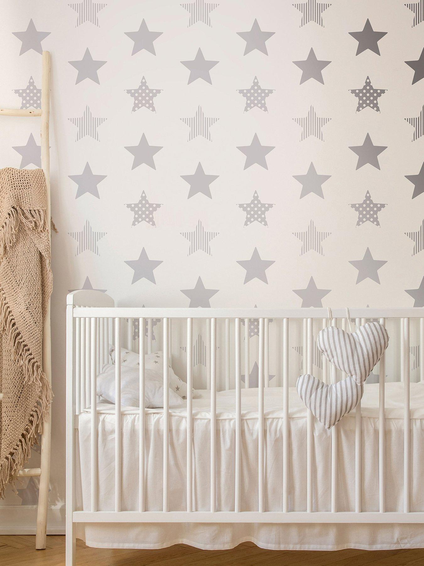 Image of Superfresco Easy Kids Superstar Silver Wallpaper