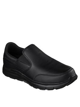skechers-flex-advantage-bronwood-slip-on-shoe-black