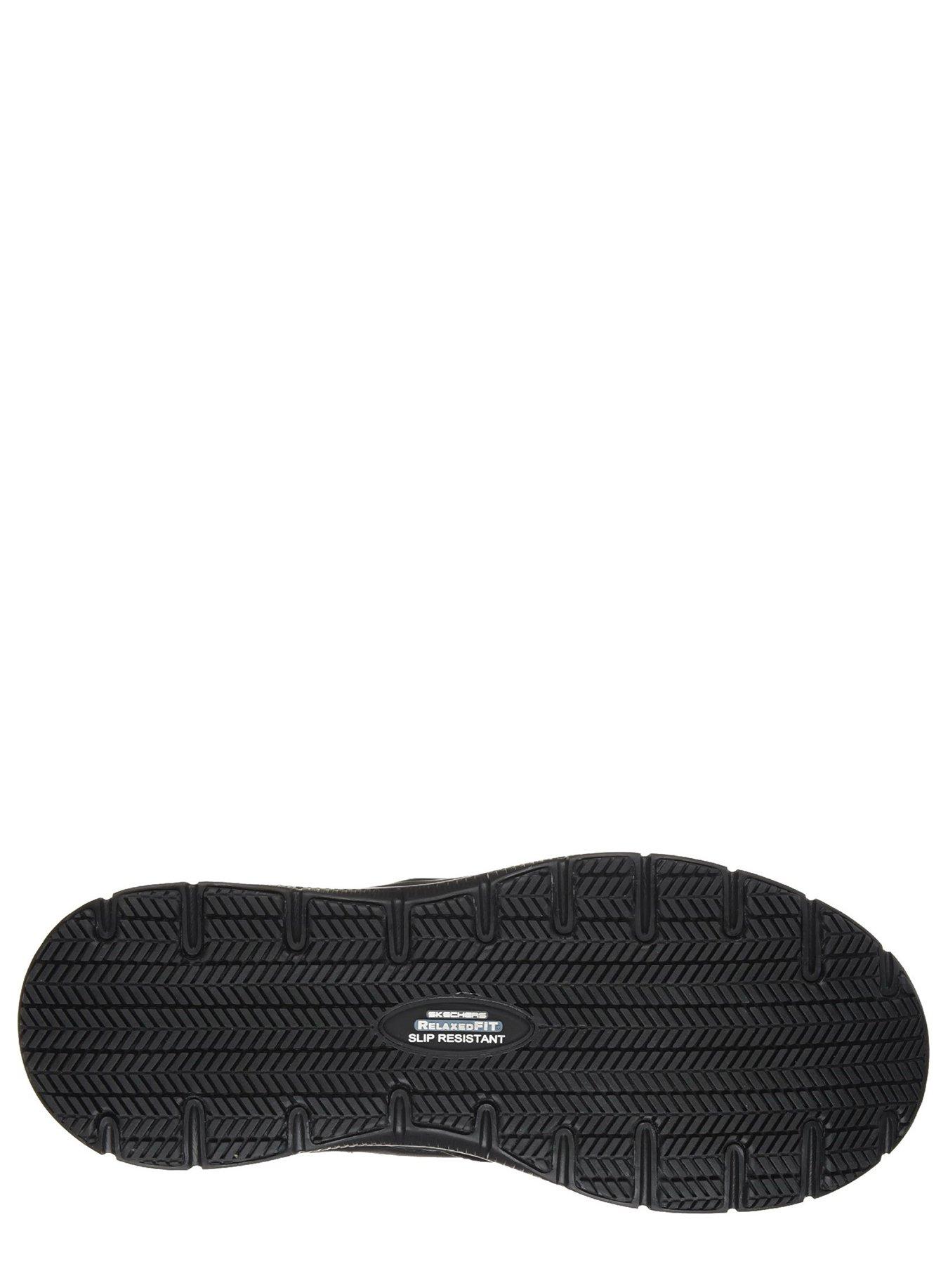 Image 5 of 5 of Skechers Work Slip Resistant Bronwood Slip-On Trainers - Black