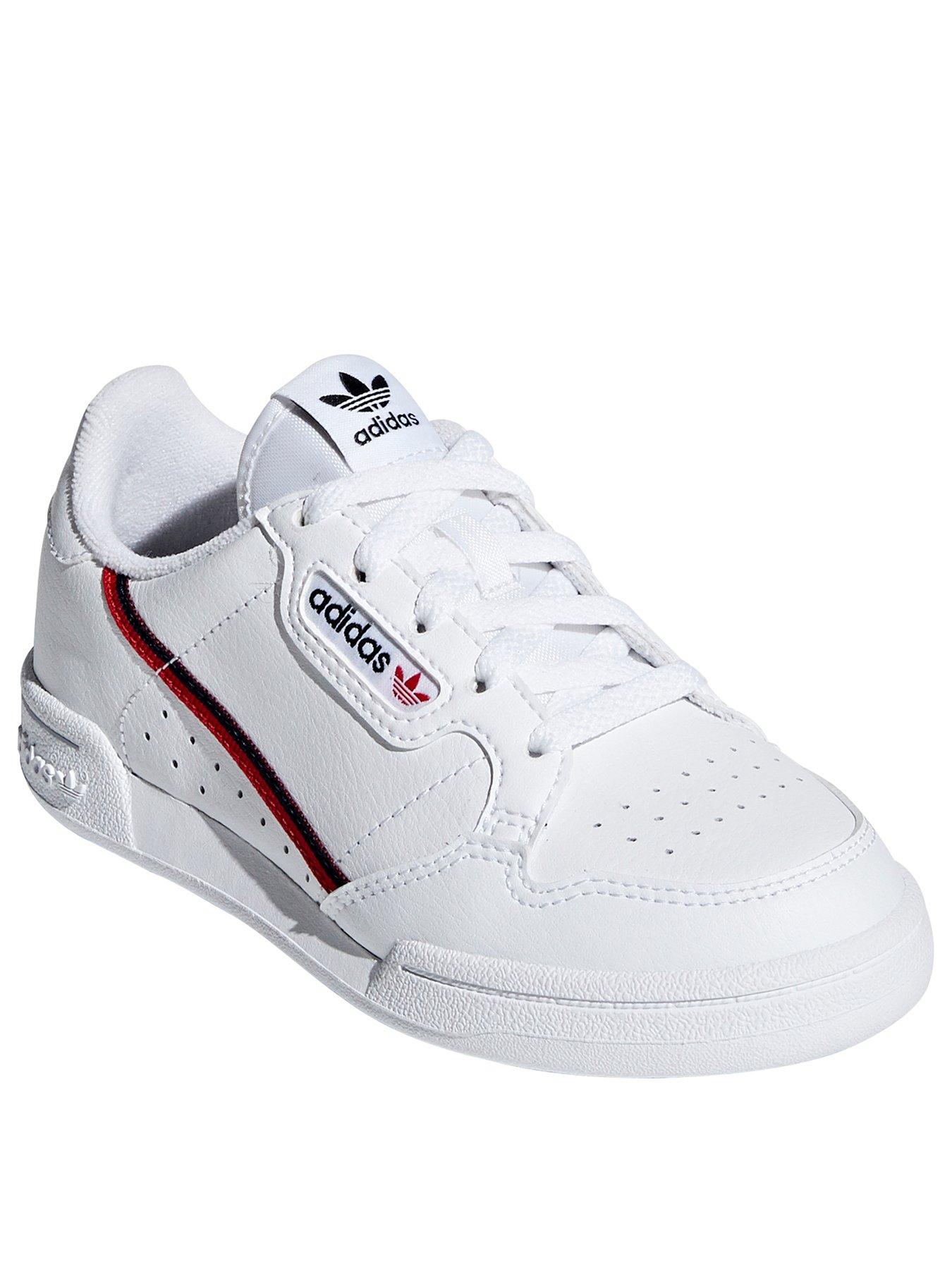 Image 1 of 6 of adidas Originals Continental&nbsp;80 Childrens Trainers - White