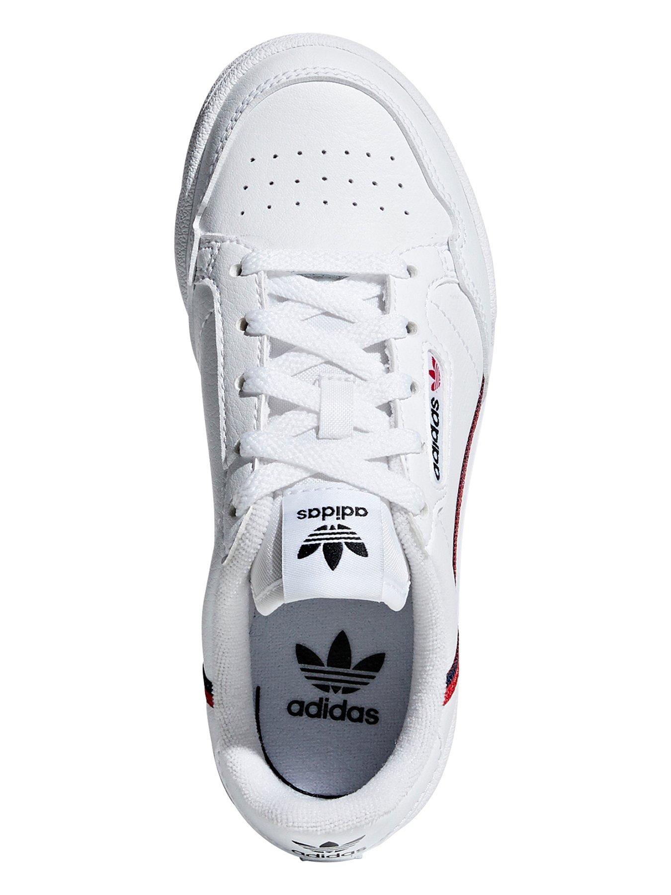 Image 4 of 6 of adidas Originals Continental&nbsp;80 Childrens Trainers - White