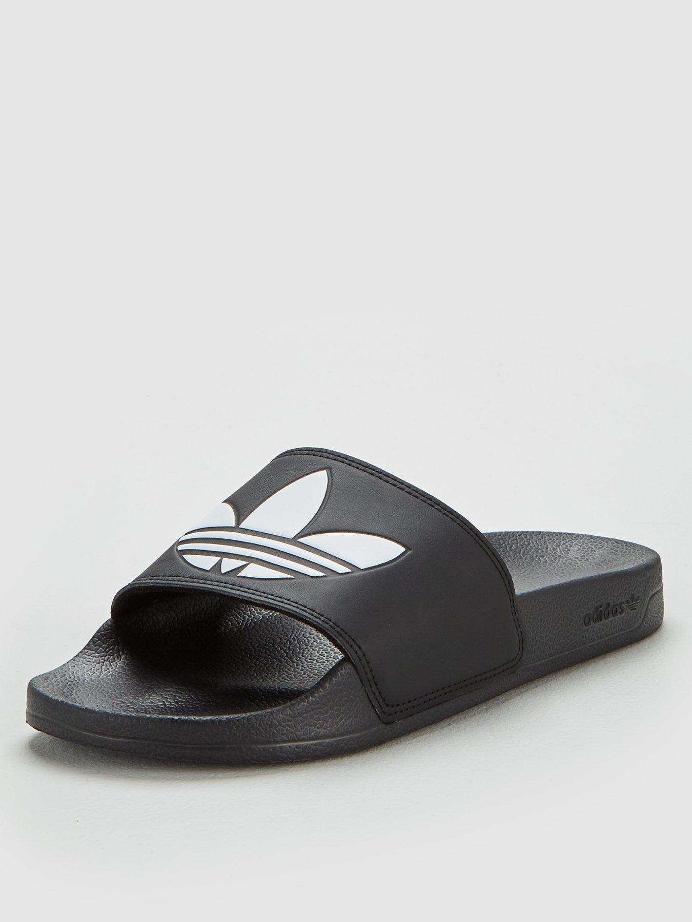 Image 1 of 6 of adidas Originals Unisex Adilette Lite Sliders - Black