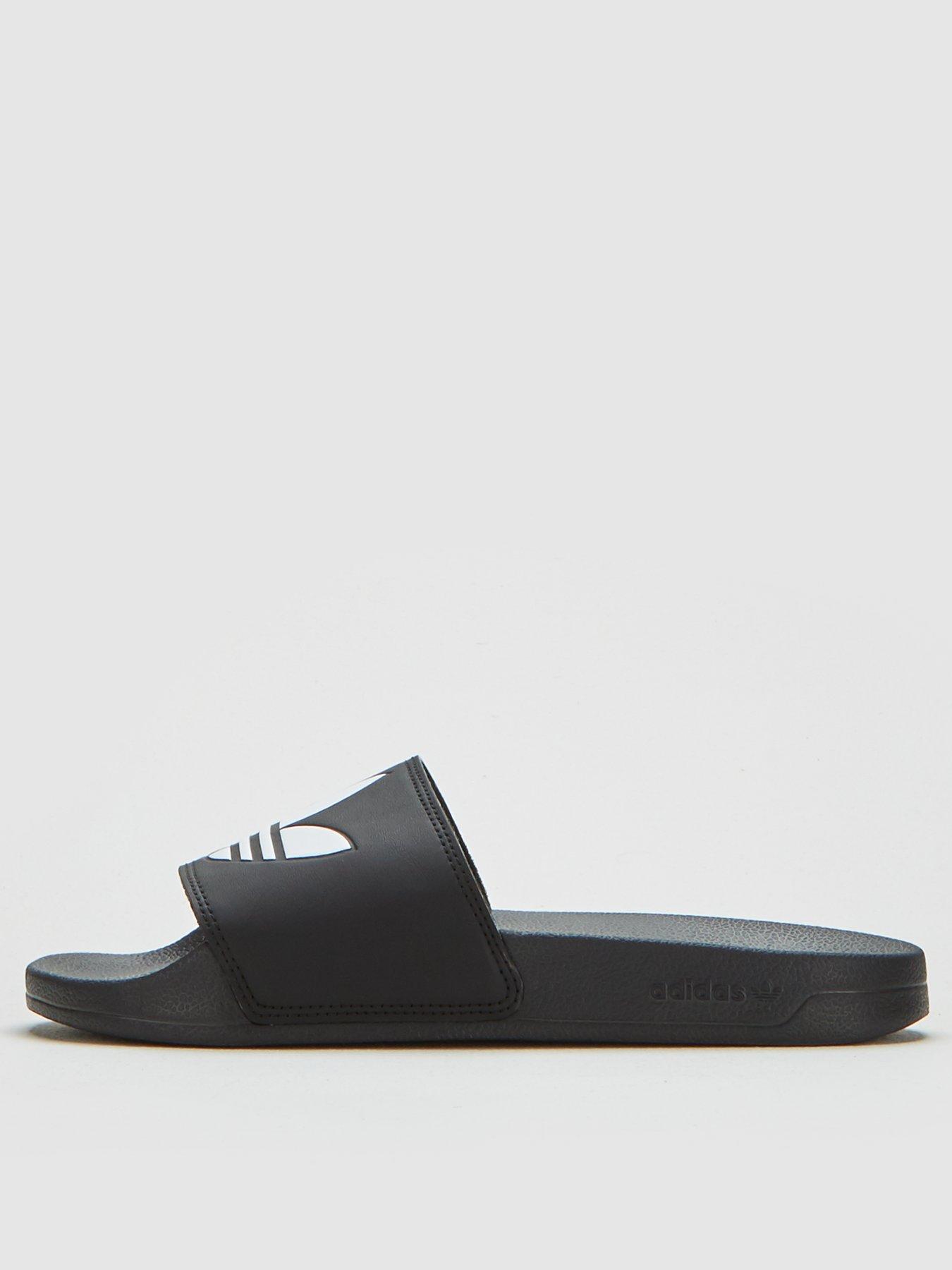 Image 3 of 6 of adidas Originals Unisex Adilette Lite Sliders - Black