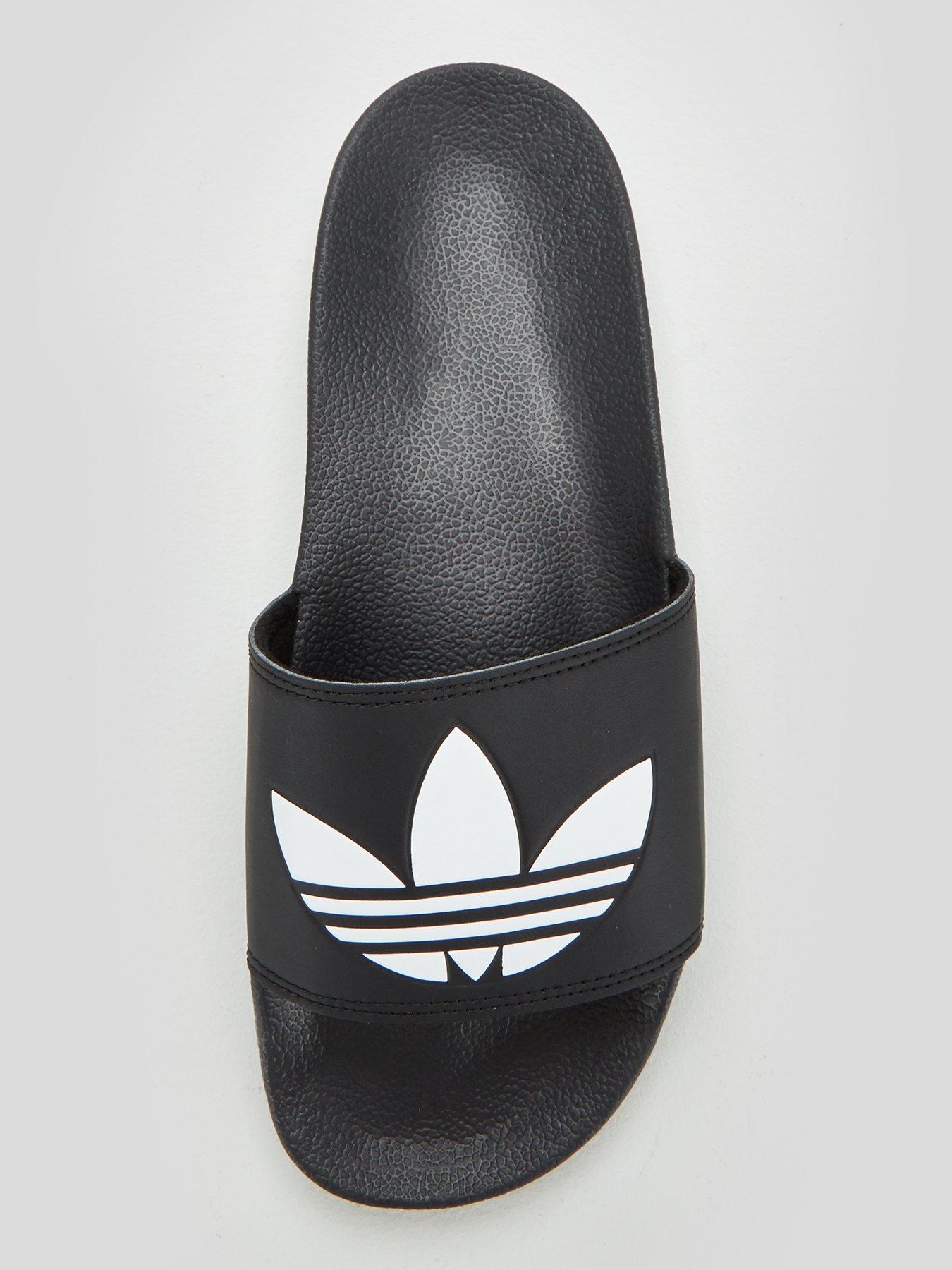 Image 4 of 6 of adidas Originals Unisex Adilette Lite Sliders - Black
