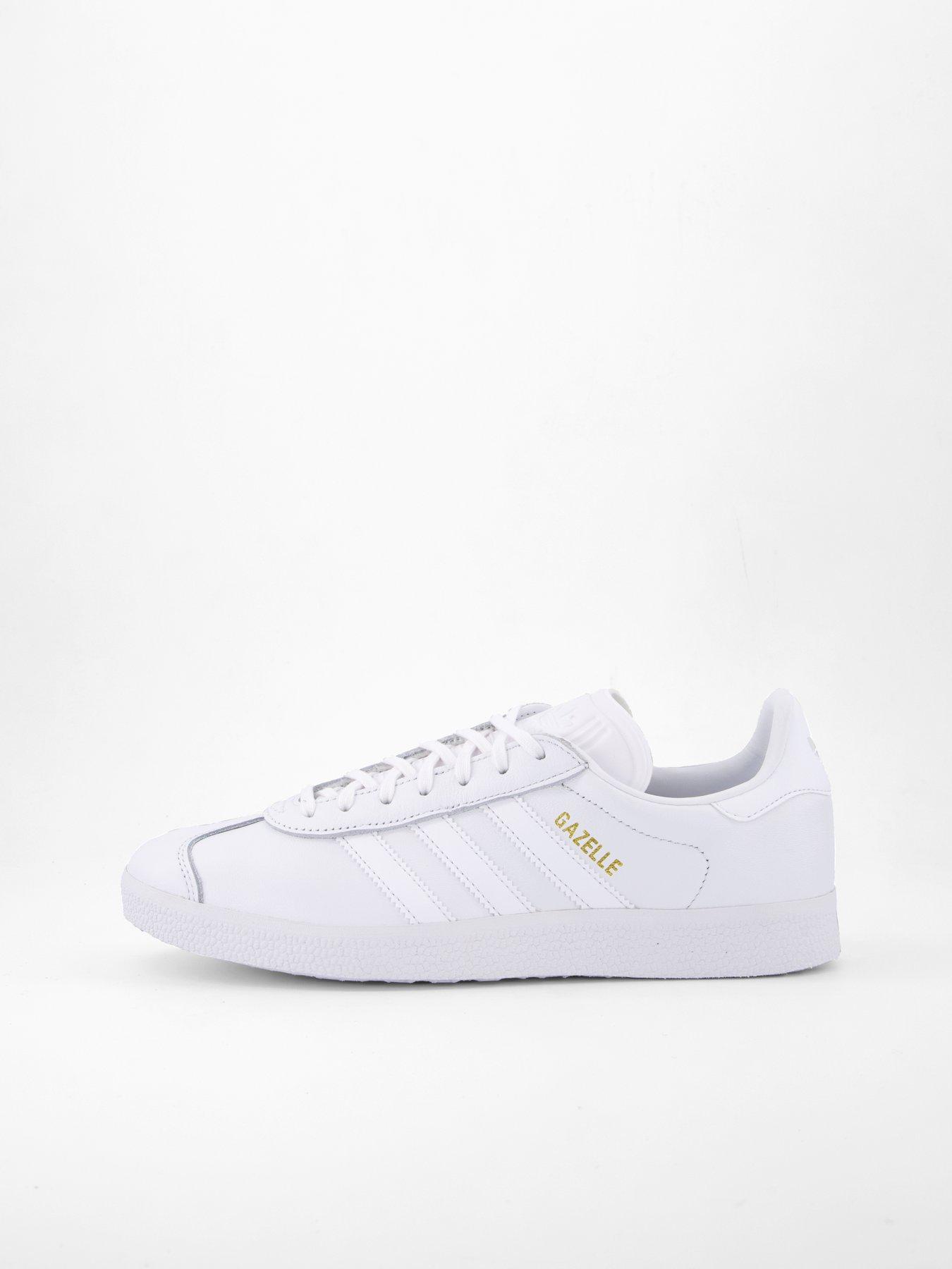 Women's White Adidas Originals Gazelle Footwear - Very IE