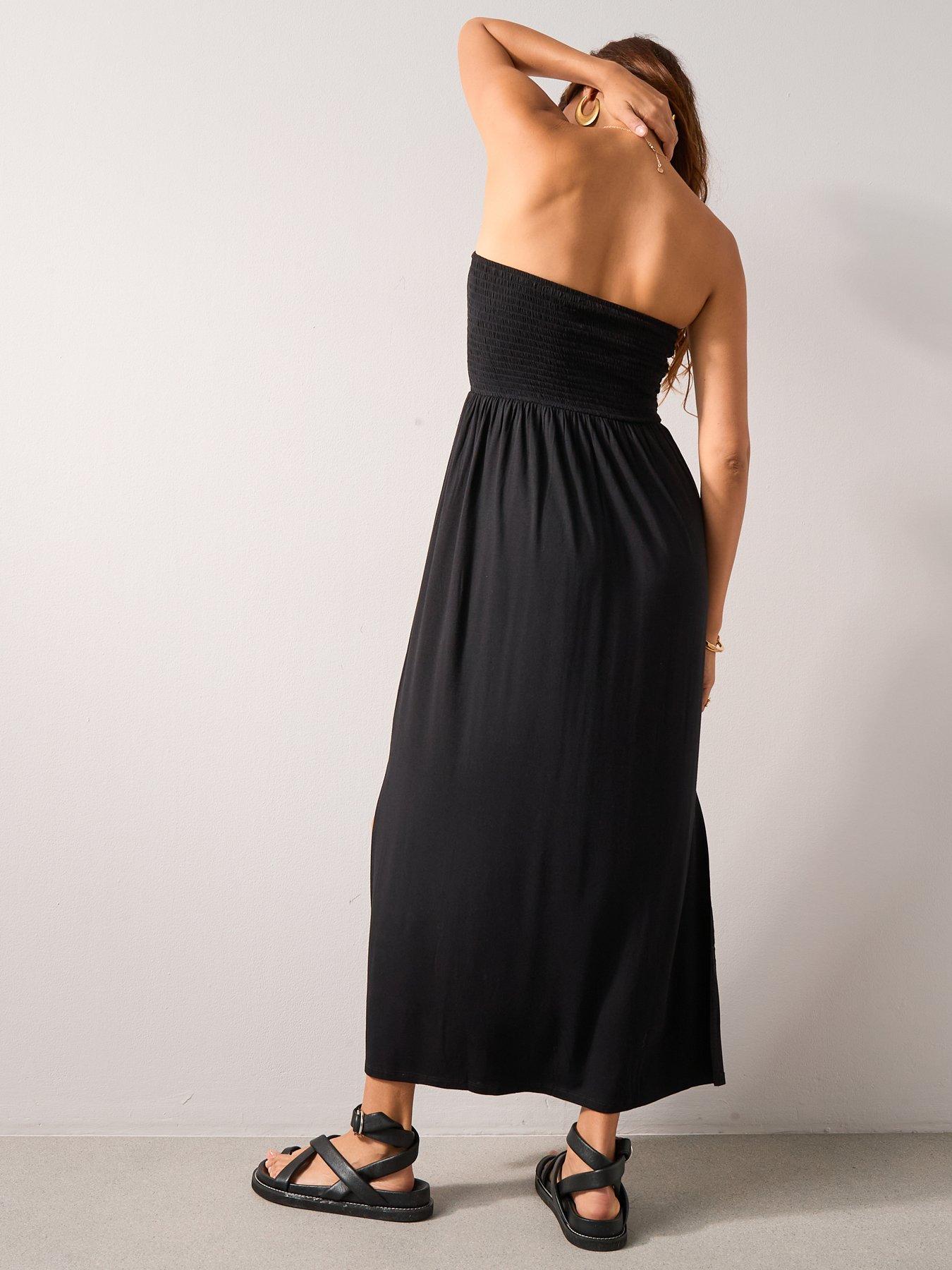 Image 2 of 6 of The Very Collection Bandeau Beach maxi Dress
