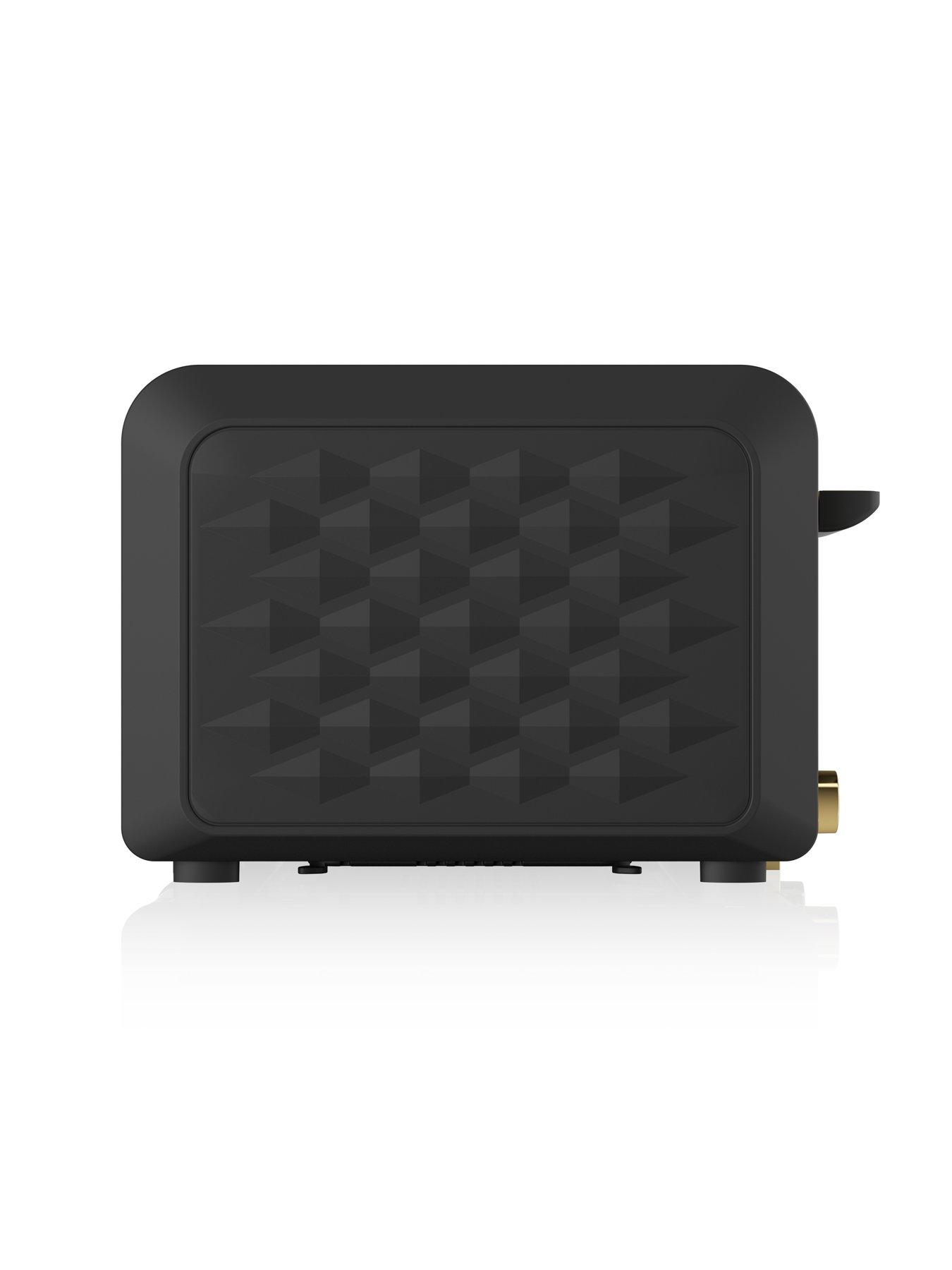 Image 2 of 7 of Swan Swan Gatsby Range 4-Slice Toaster - Black/Gold