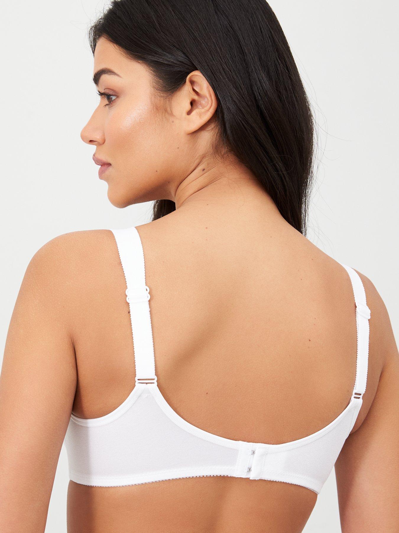 Image 2 of 3 of Triumph Doreen Cotton Non Wired Bra&nbsp;- White
