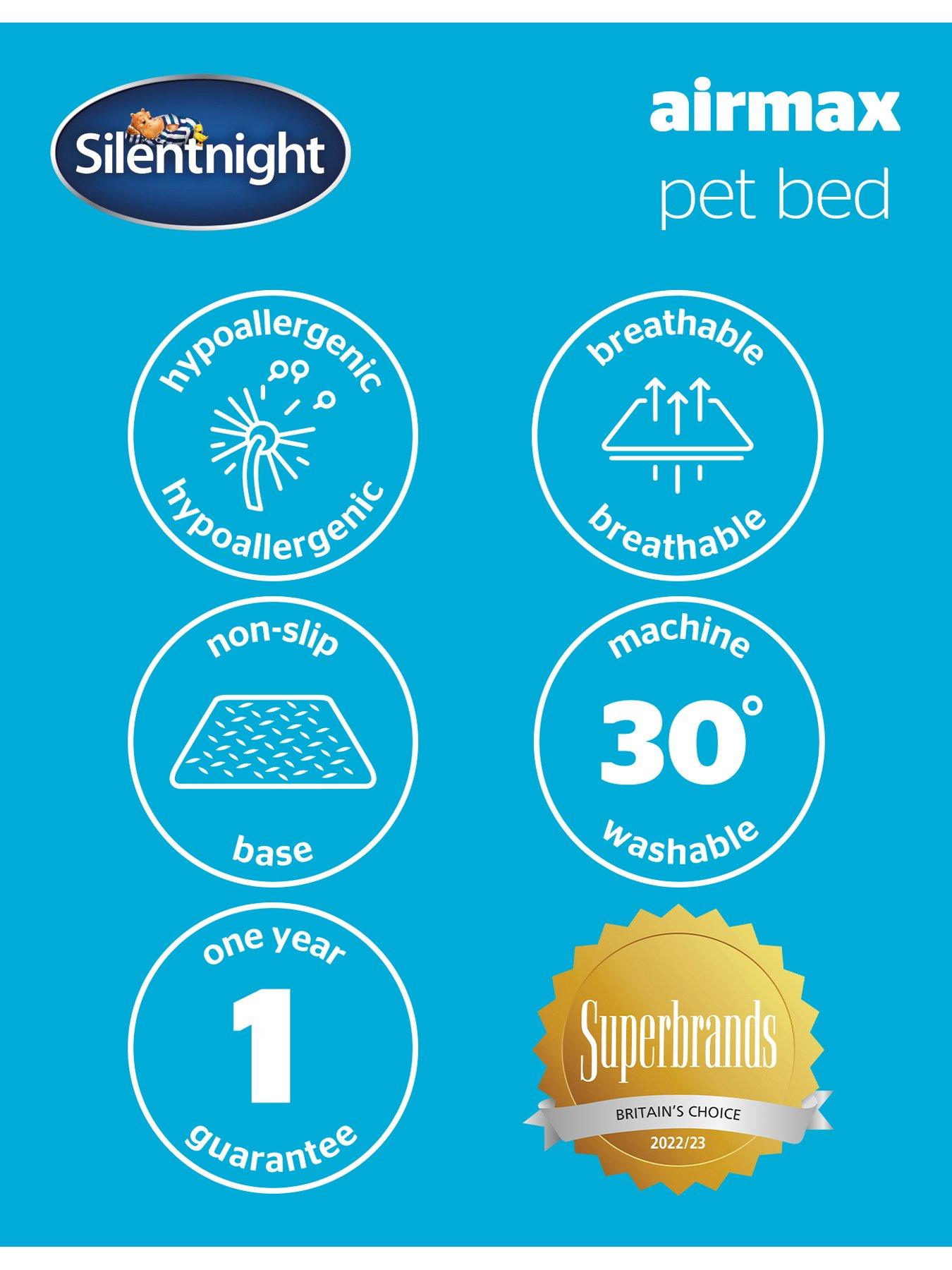 Image 5 of 5 of Silentnight Airmax Dual Season Pet Bed - Grey