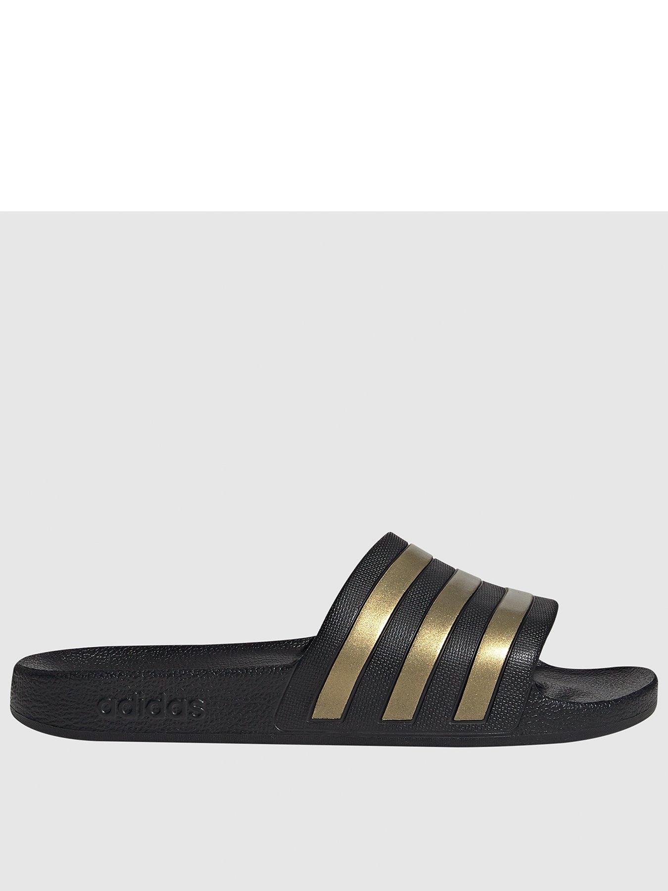 Adidas gold sliders new arrivals