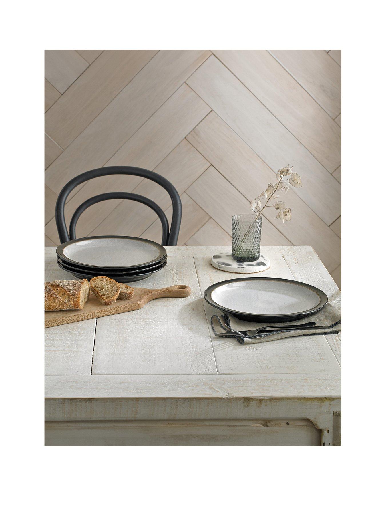 undefined Elements Dinner Plates (Set of 4) - Black