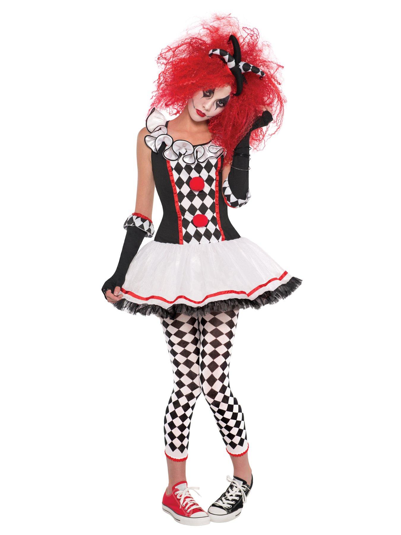 Image 1 of 1 of Harlequin Honey Clown Childs Costume