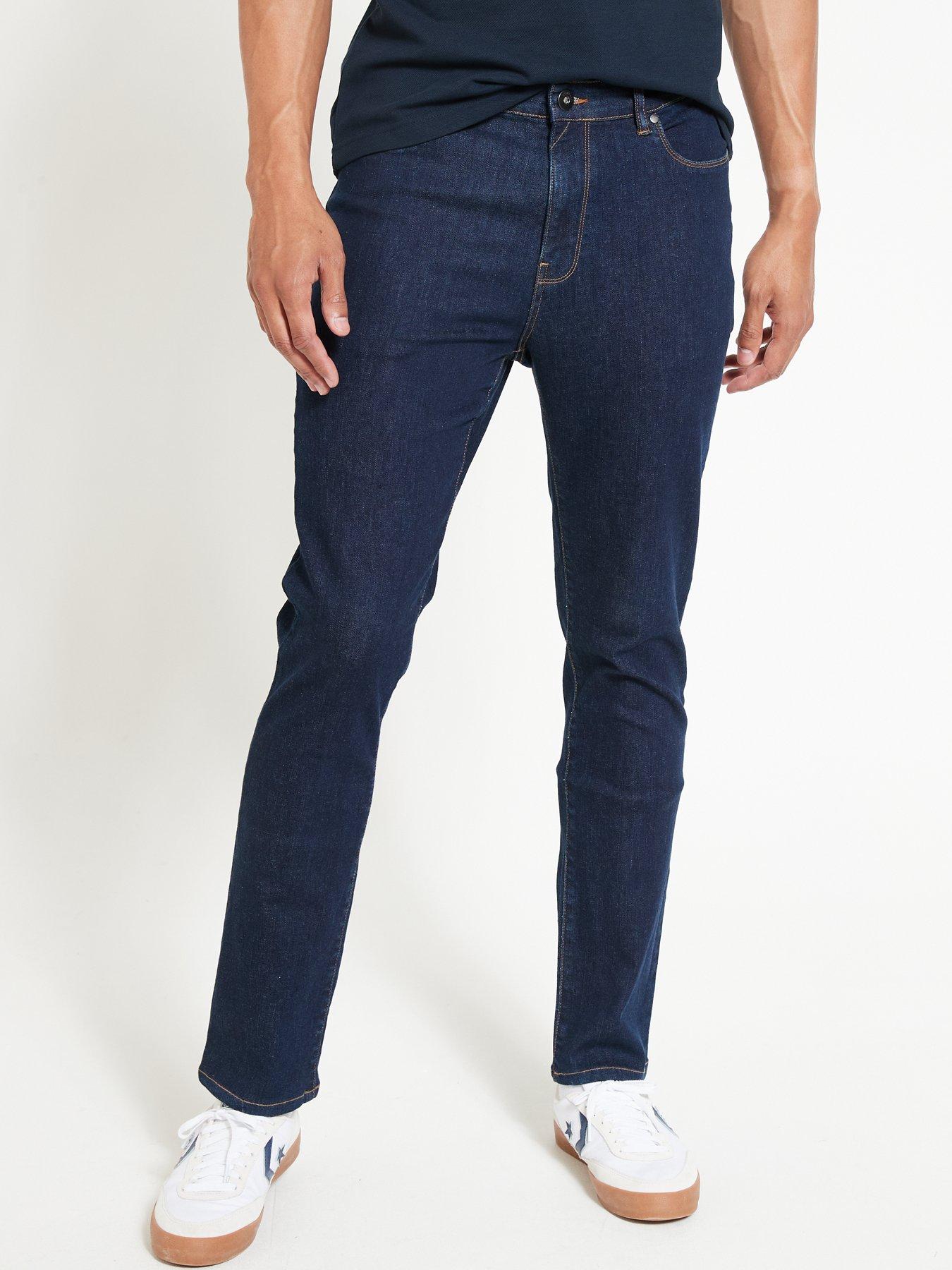 Everyday Straight Leg Jean With Stretch - Blue