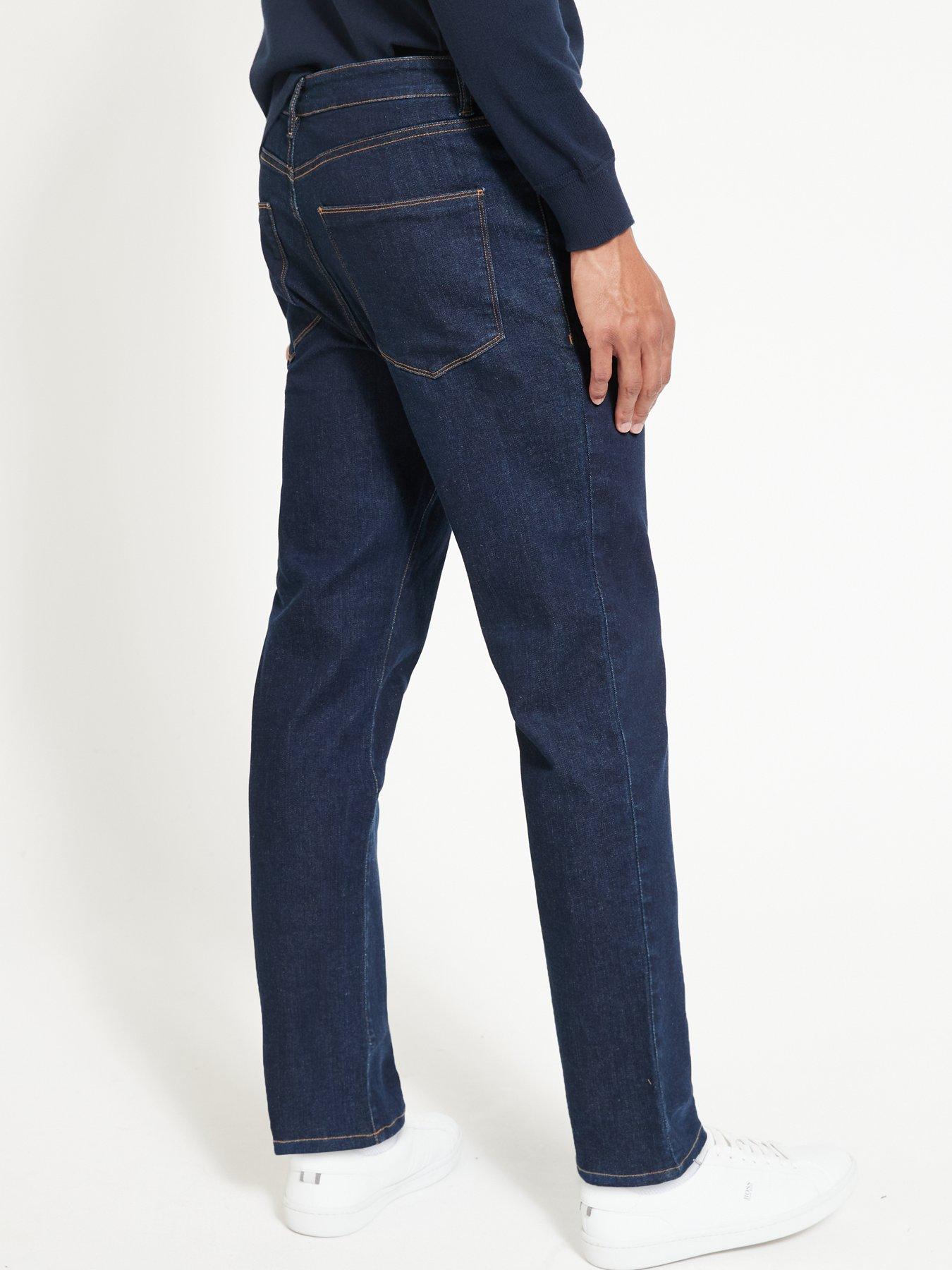 Image 2 of 4 of Everyday Straight Jeans with Stretch&nbsp;- Raw Wash