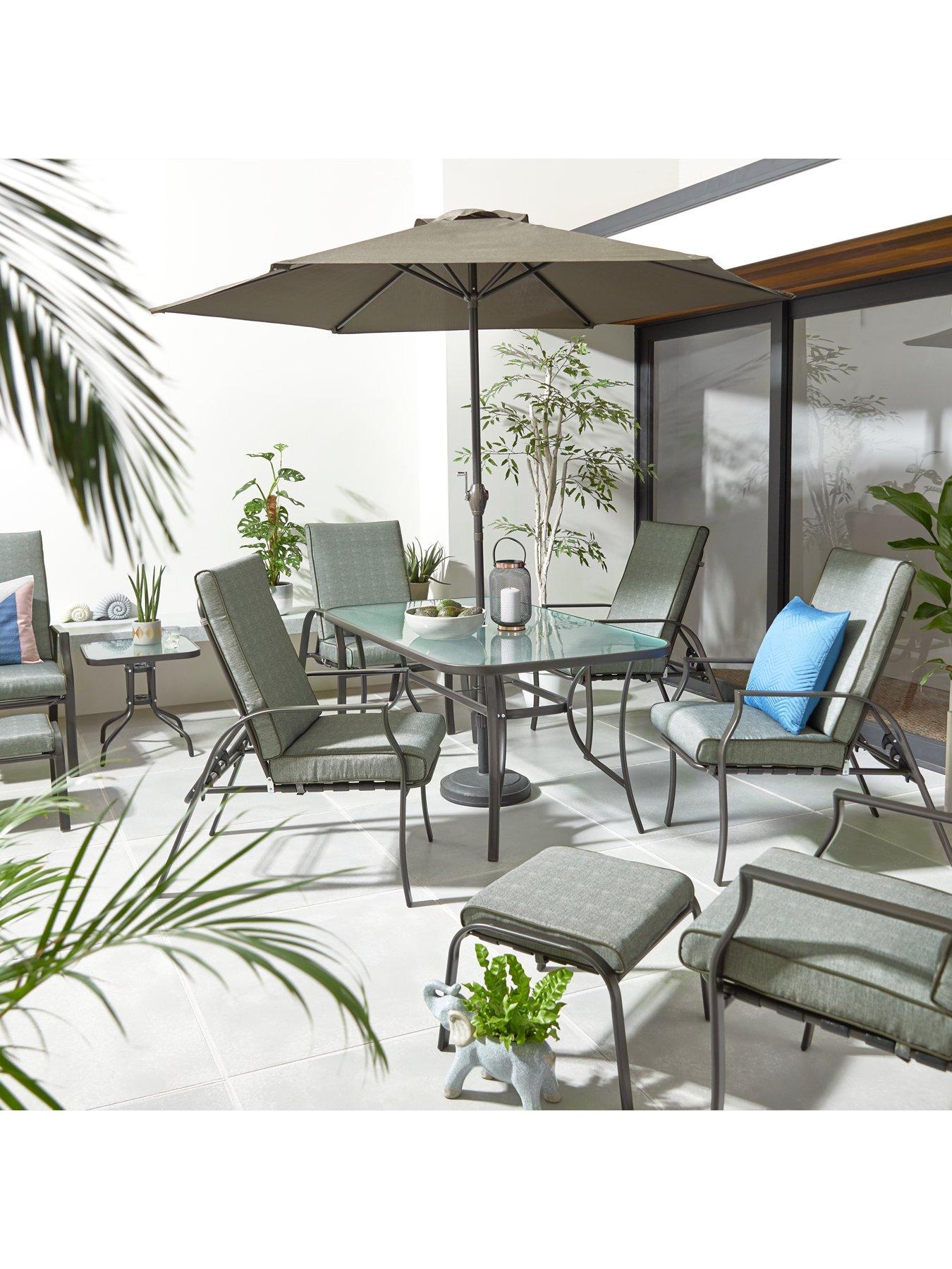 very-home-cannes-11-piece-dining-set-garden-furniture