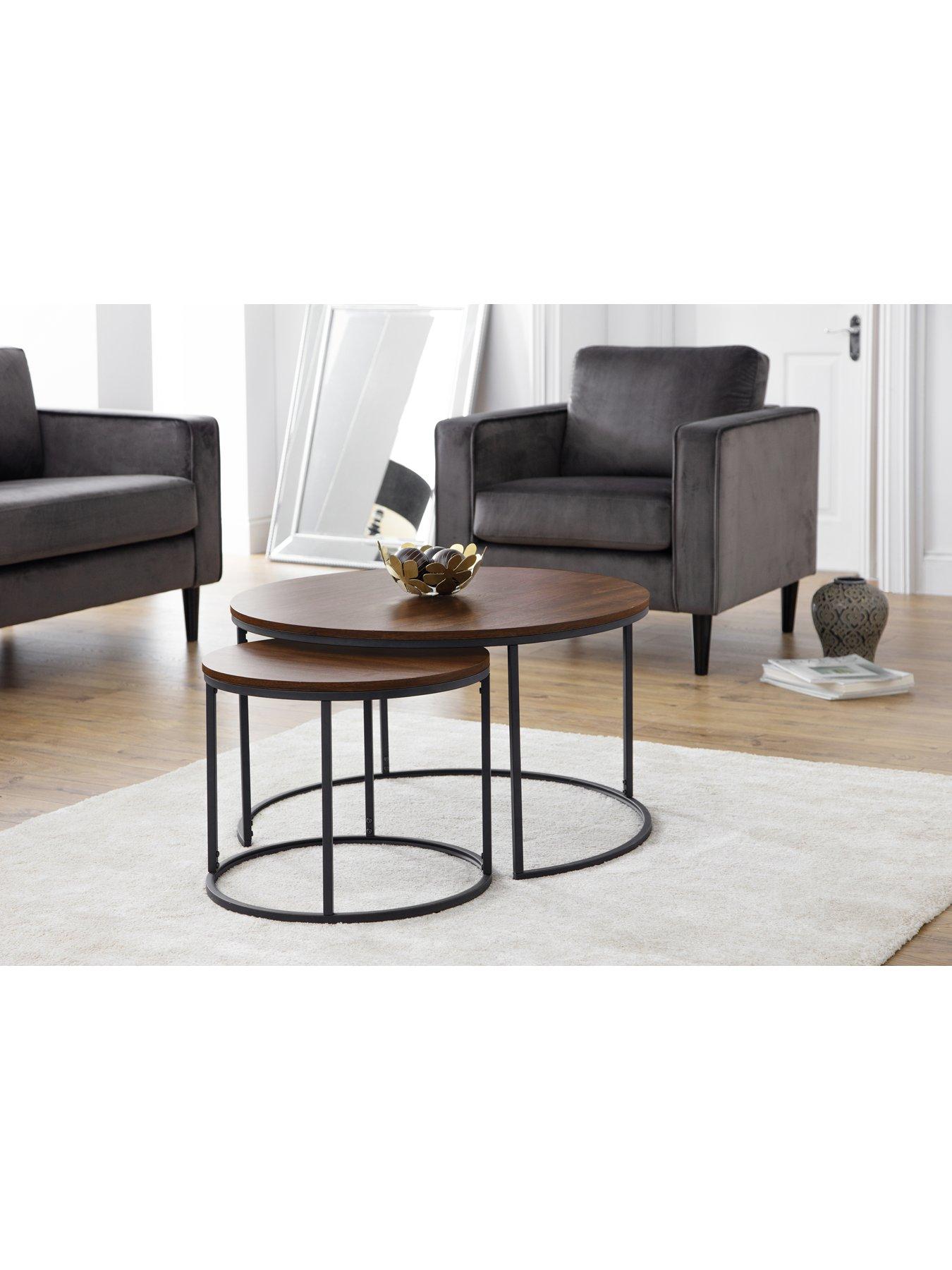 Image of Julian Bowen Bellini Round Nest of 2 Tables
