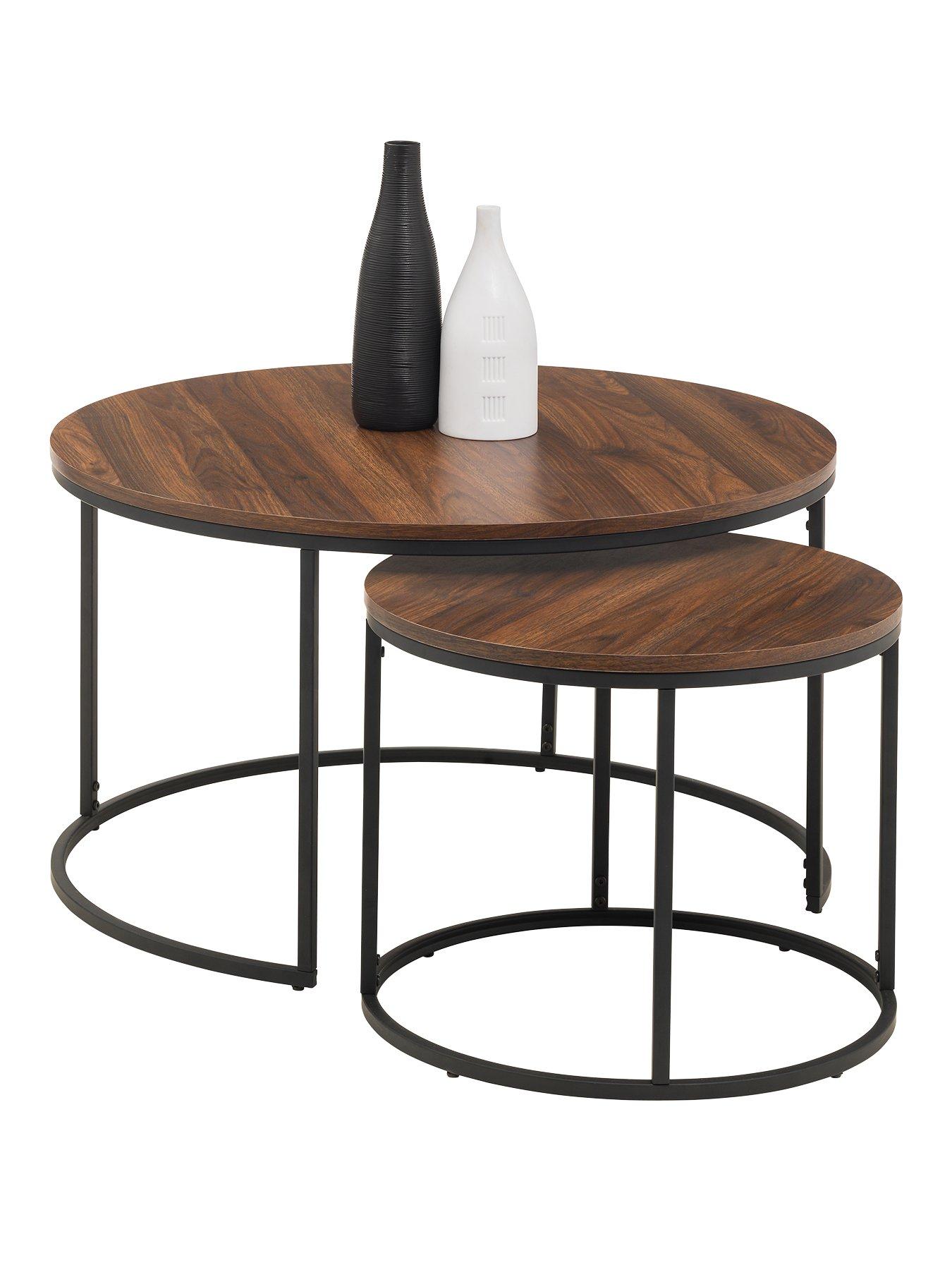 Image 3 of 4 of Julian Bowen Bellini Round Nest of 2 Tables