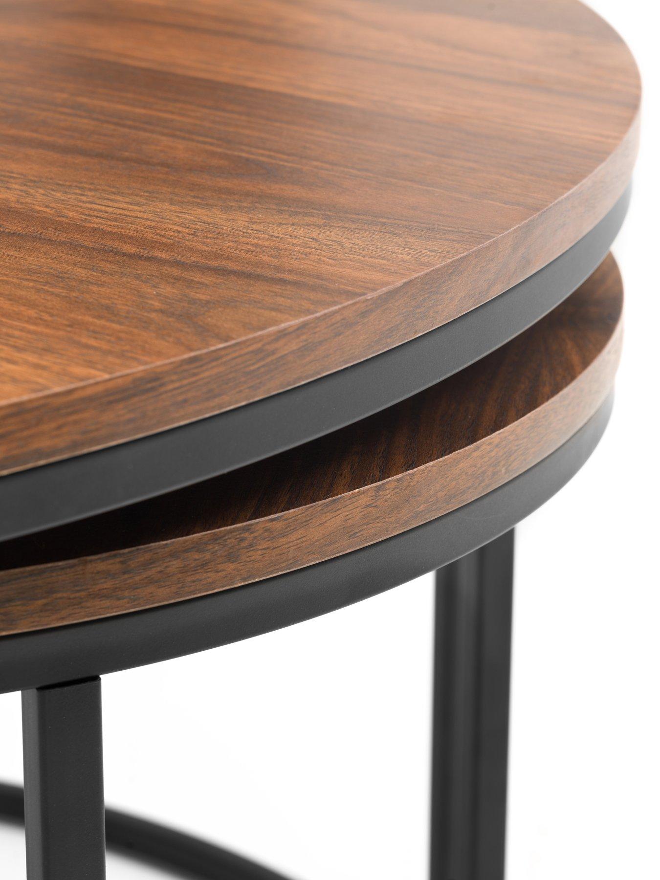 Image 4 of 4 of Julian Bowen Bellini Round Nest of 2 Tables