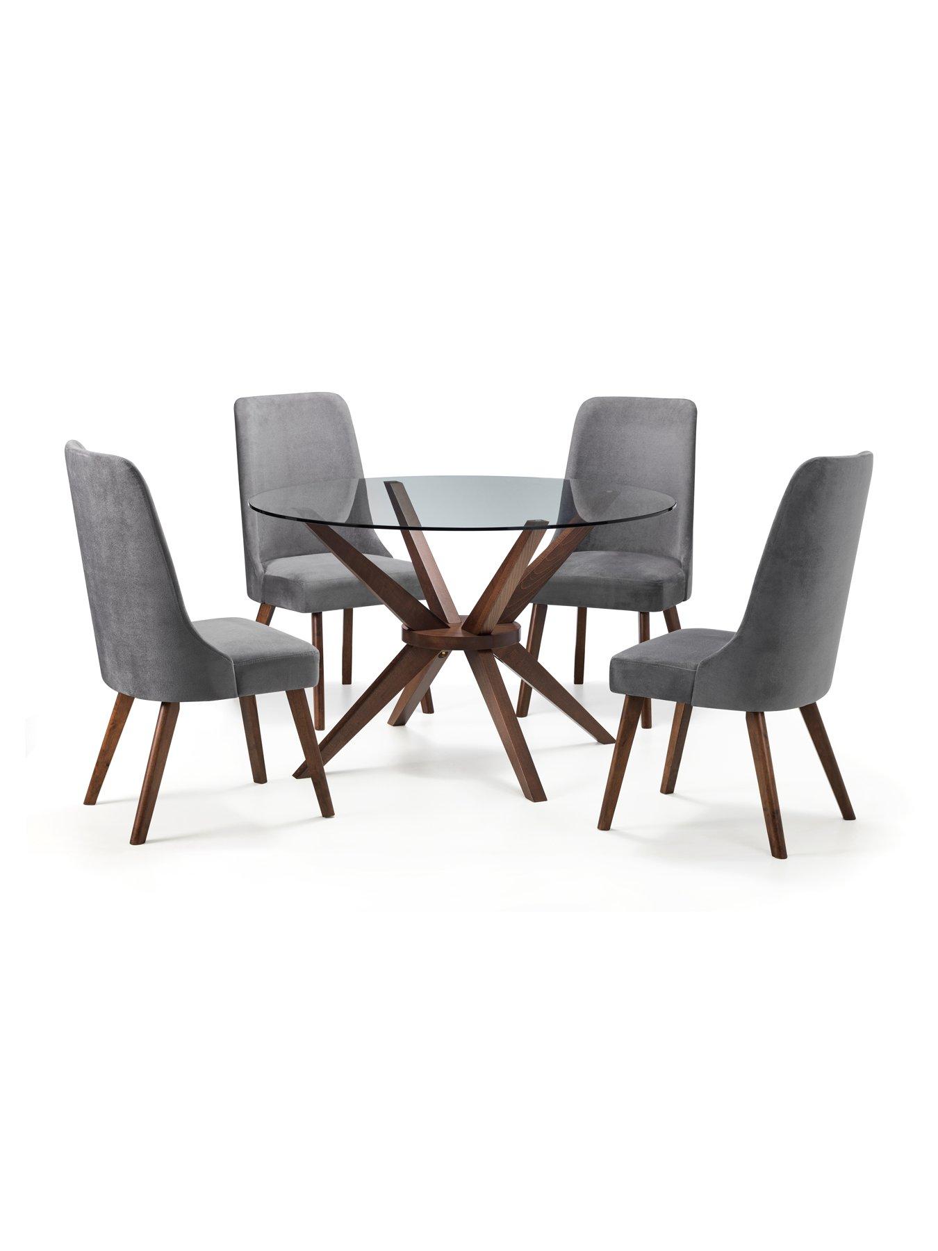 julian-bowen-chelsea-large-120-cm-glass-dining-table-and-4-huxley-chairsfront