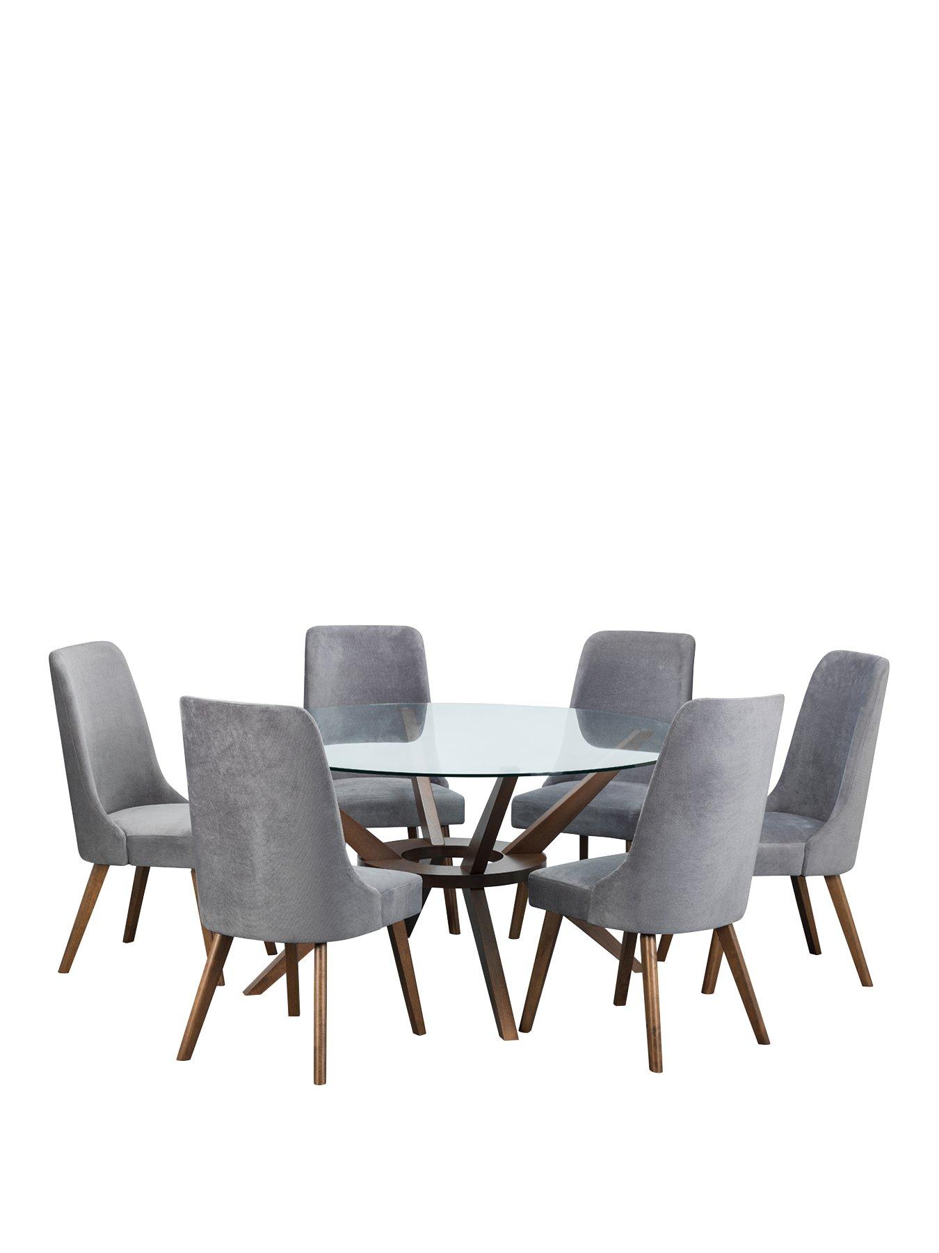 julian-bowen-chelsea-large-140-cm-glass-dining-table-and-6-huxley-chairsstillFront